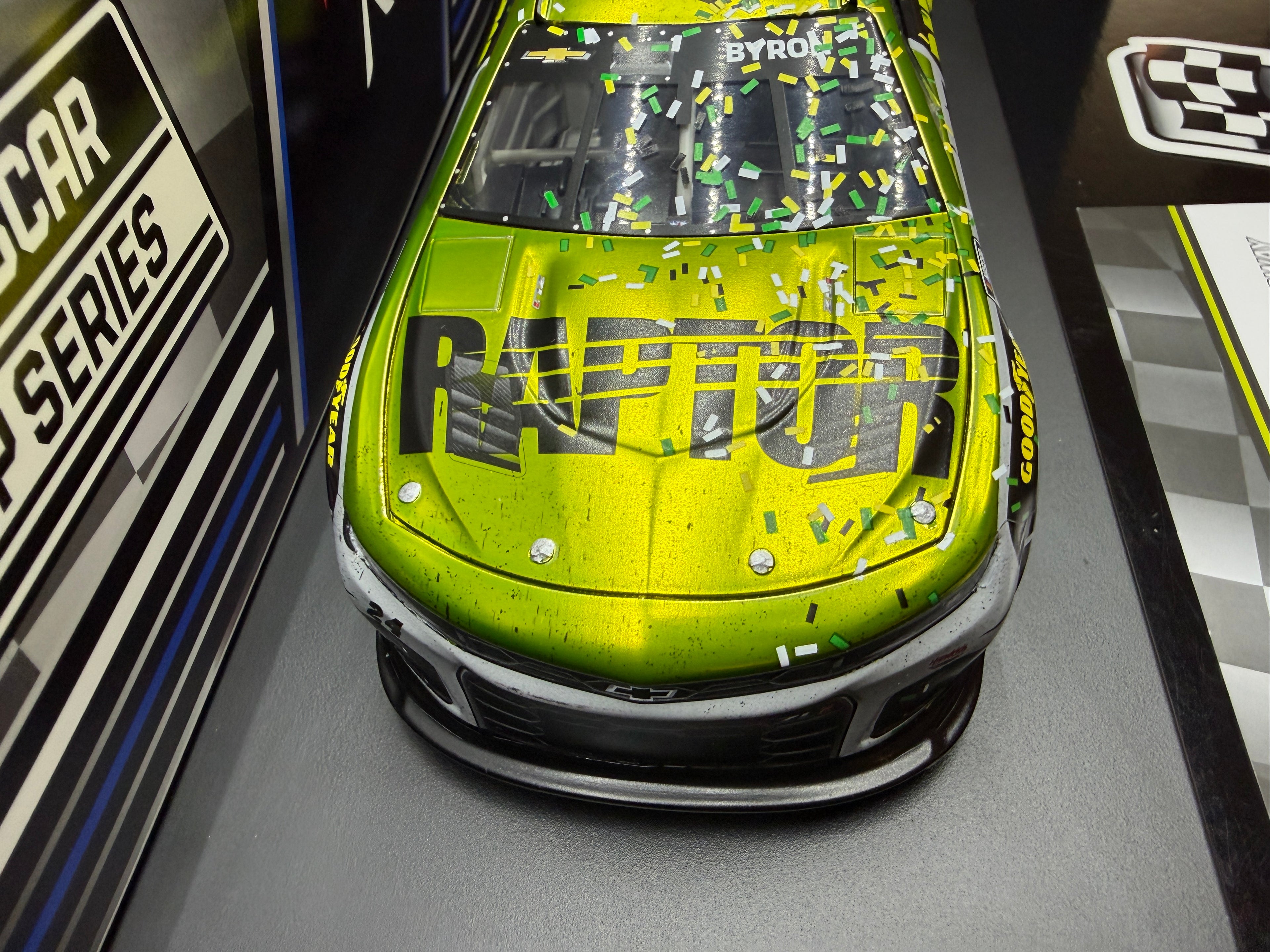2025 William Byron 1:24 Raptor Iowa Race Win Color Chrome Diecast