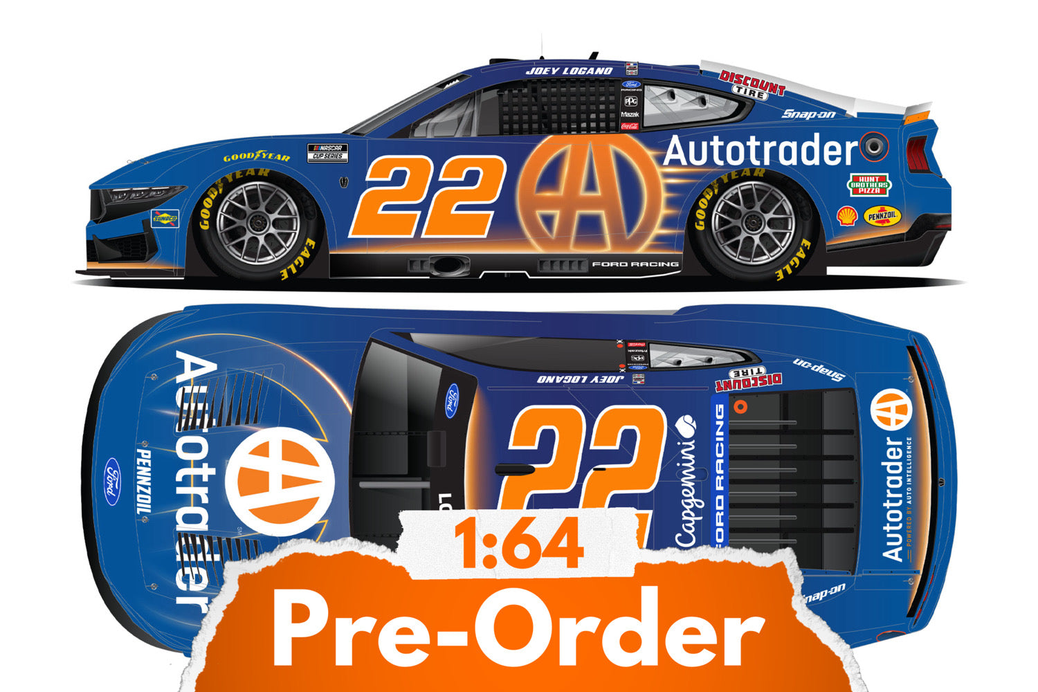 2026 Joey Logano 1:64 Autotrader Diecast