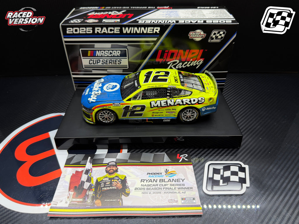 2025 Ryan Blaney 1:24 Menards / Dutch Boy Phoenix Race Win Diecast