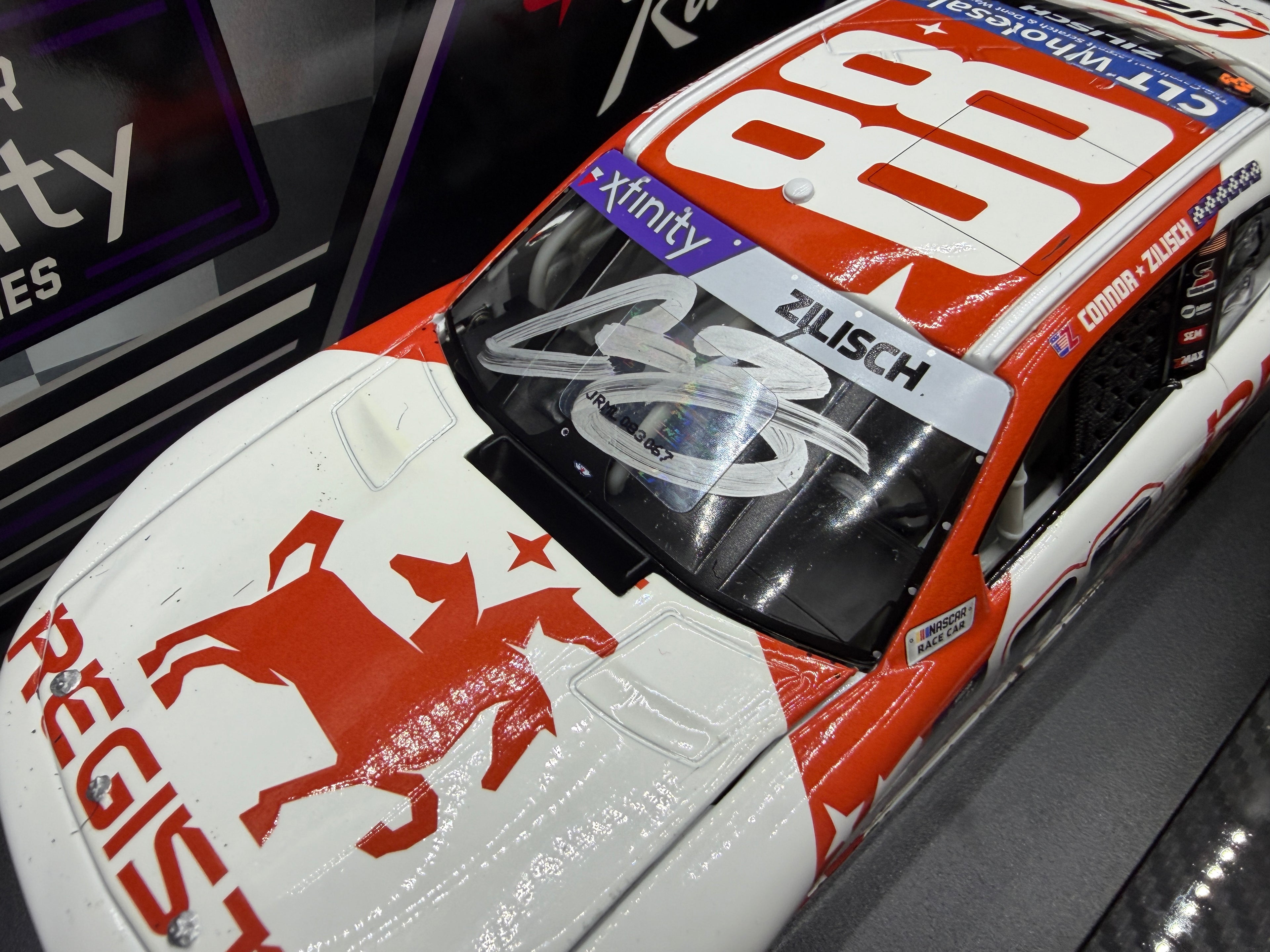 2025 Connor Zilisch 1:24 Registix Watkins Glen AUTOGRAPHED Race Win Diecast