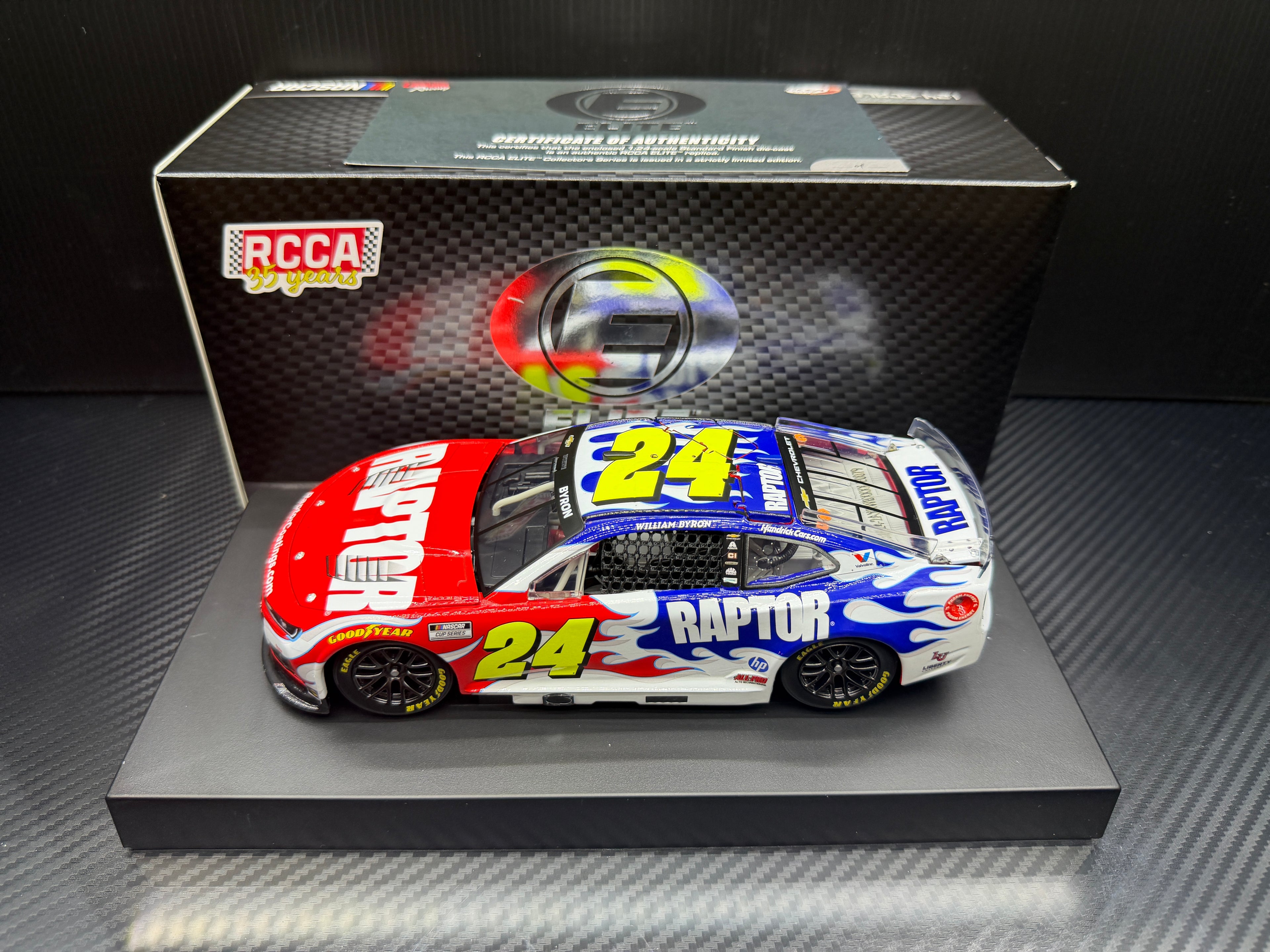 2026 William Byron 1:24 Raptor ELITE Diecast