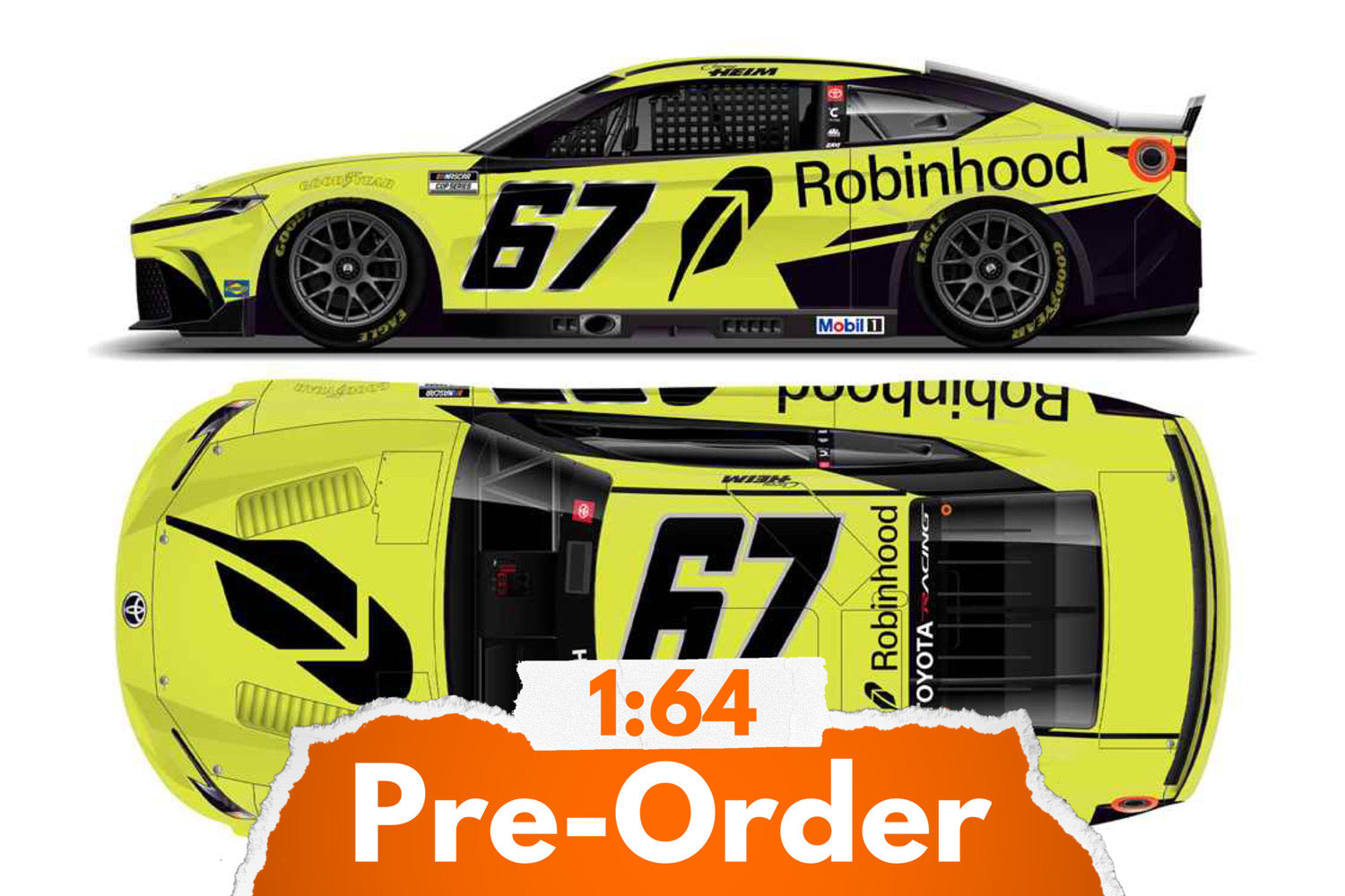 2026 Corey Heim 1:64 Robinhood NASCAR Diecast