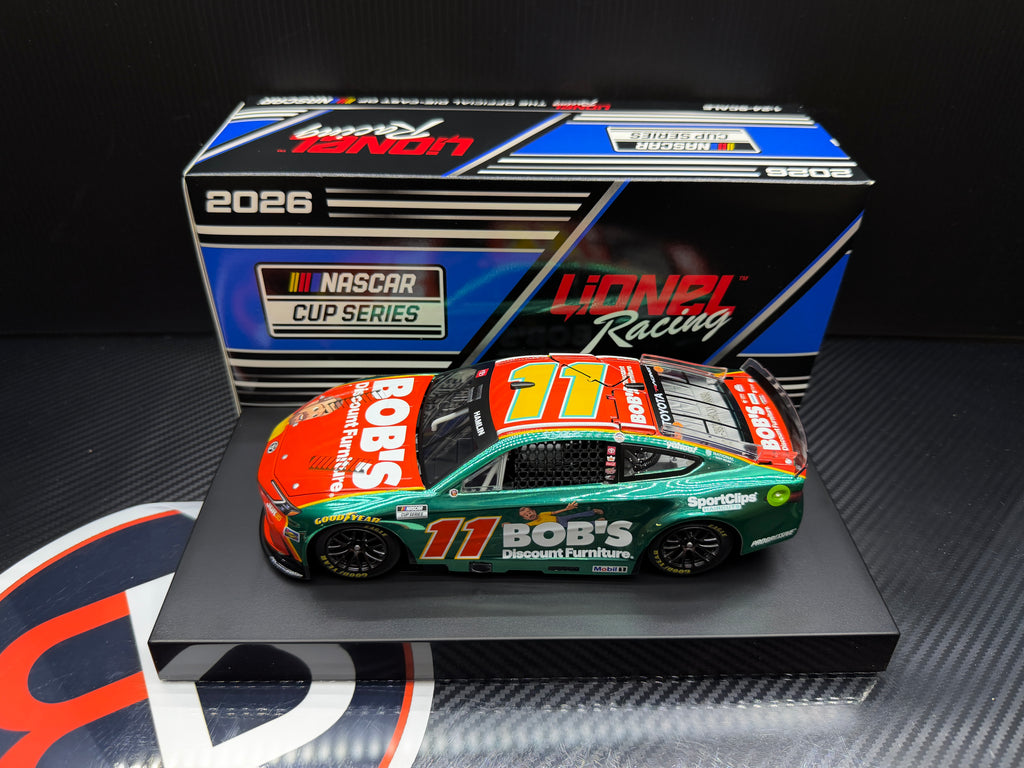 2026 Denny Hamlin 1:24 Bob's Discount Furniture COLOR CHROME Diecast
