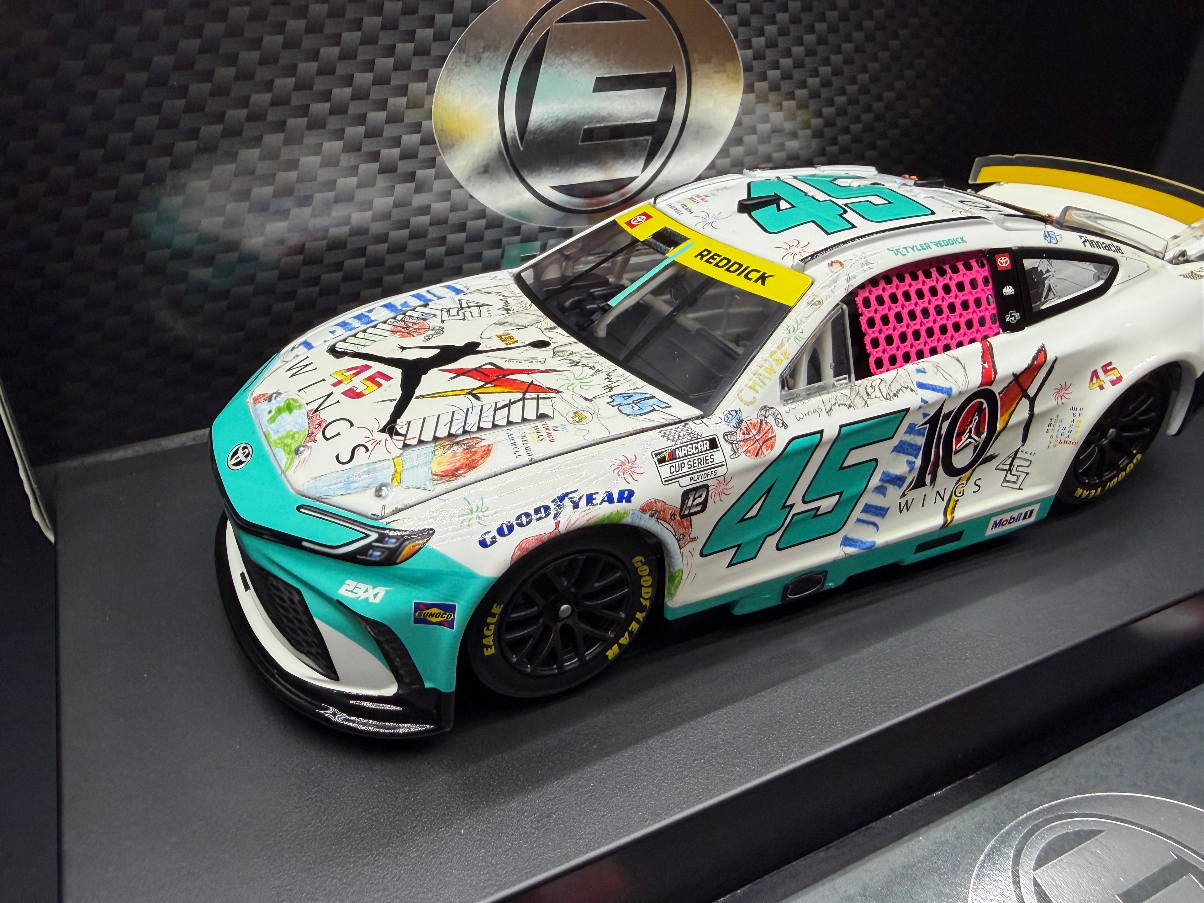 2025 Tyler Reddick 1:24 Jordan Brand “10 Wings” Charlotte Elite Diecast