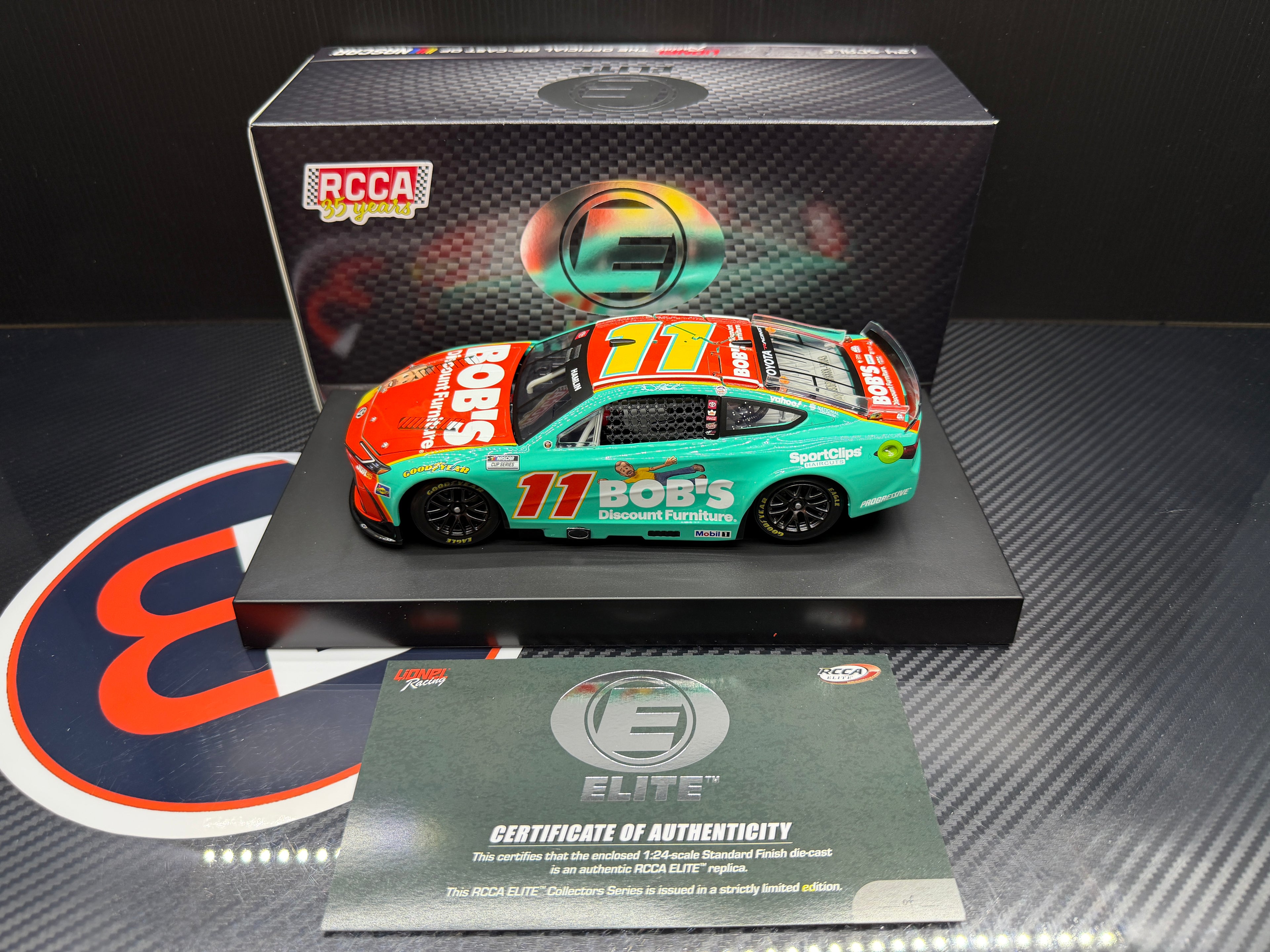 2026 Denny Hamlin 1:24 Bob's Discount Furniture ELITE Diecast