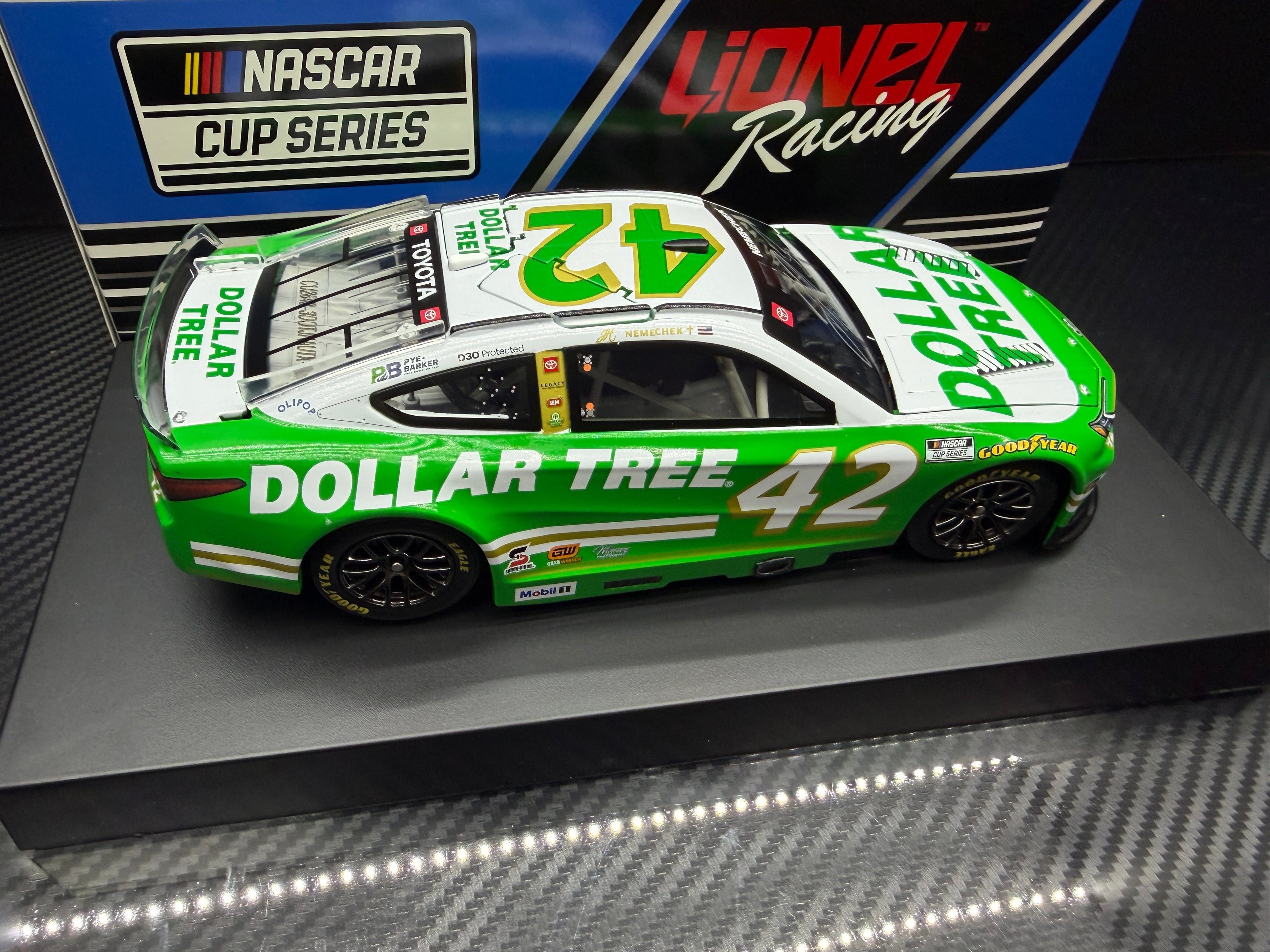 2026 John Hunter Nemechek 1:24 Dollar Tree Diecast (Autographed)