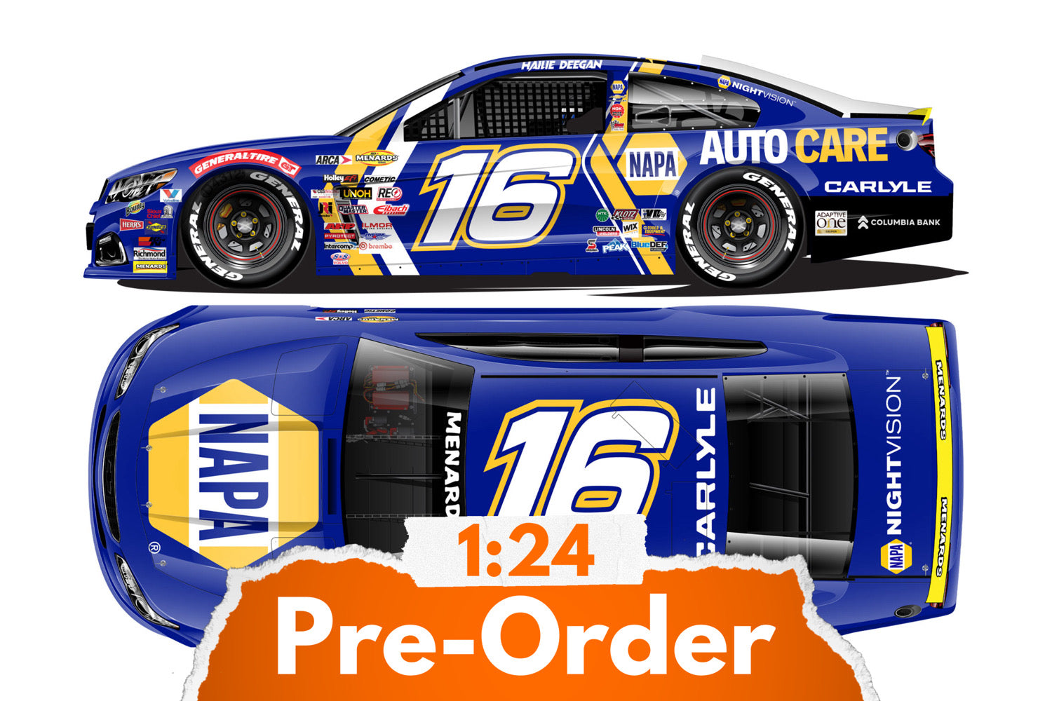 2026 Hailie Deegan 1:24 NAPA NASCAR Diecast