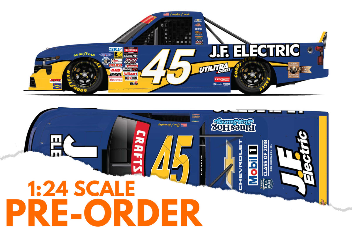 2026 Landen Lewis 1:24 J.F. Electric Tribute Diecast