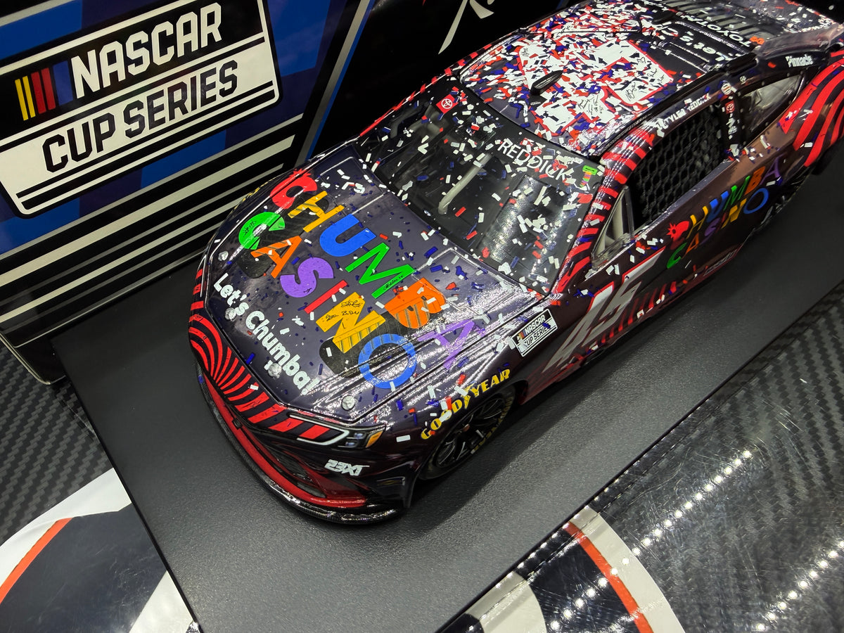 2026 Tyler Reddick 1:24 Chumba Casino Daytona 500 Race Win COLOR CHROME Diecast