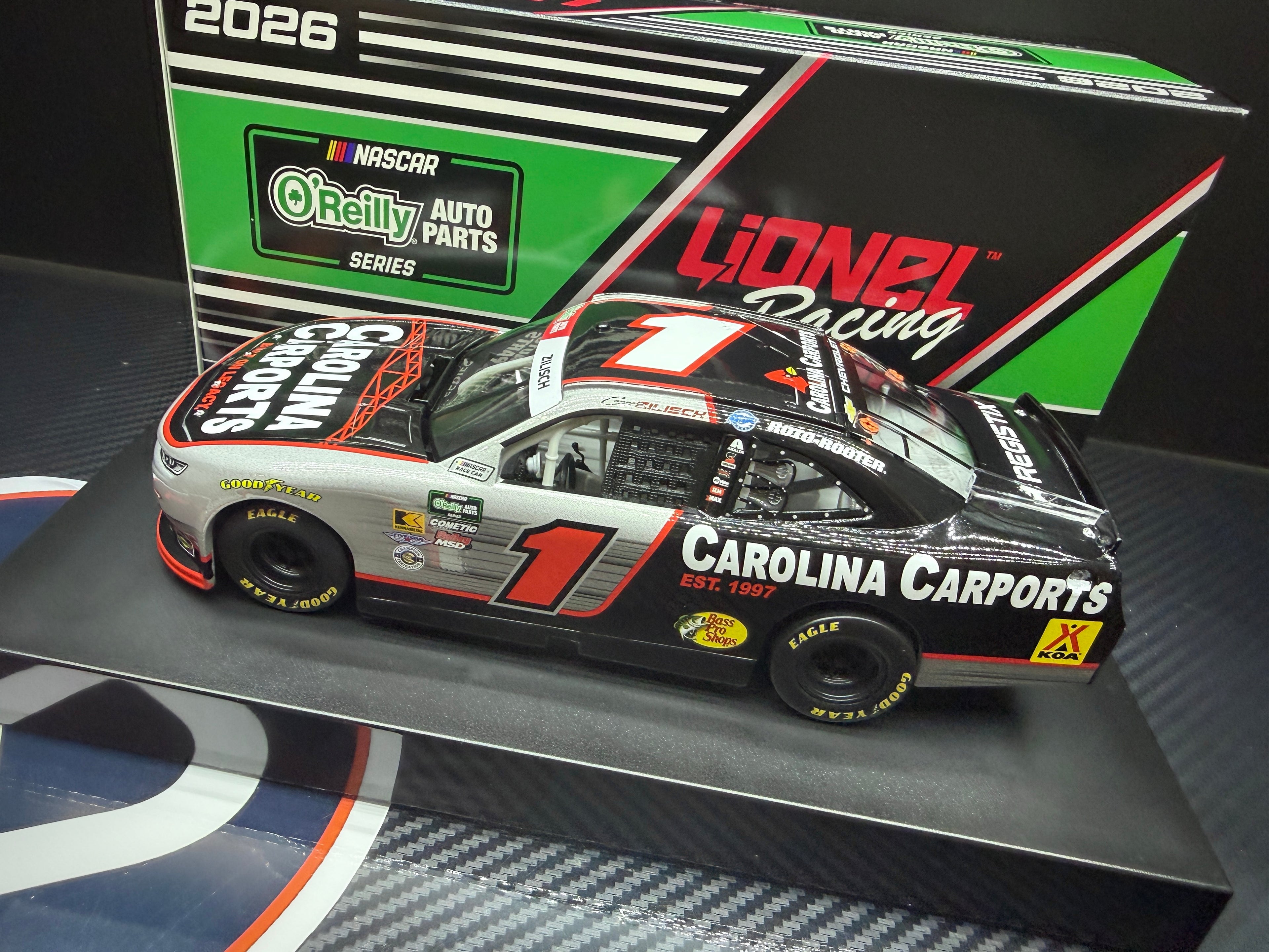 2026 Connor Zilisch 1:24 Carolina Carports NASCAR Diecast