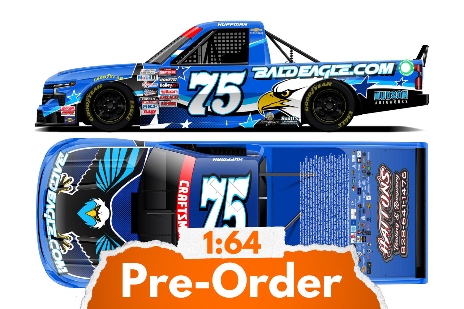 2026 Landon Huffman 1:64 Baldeagle.com NASCAR Diecast