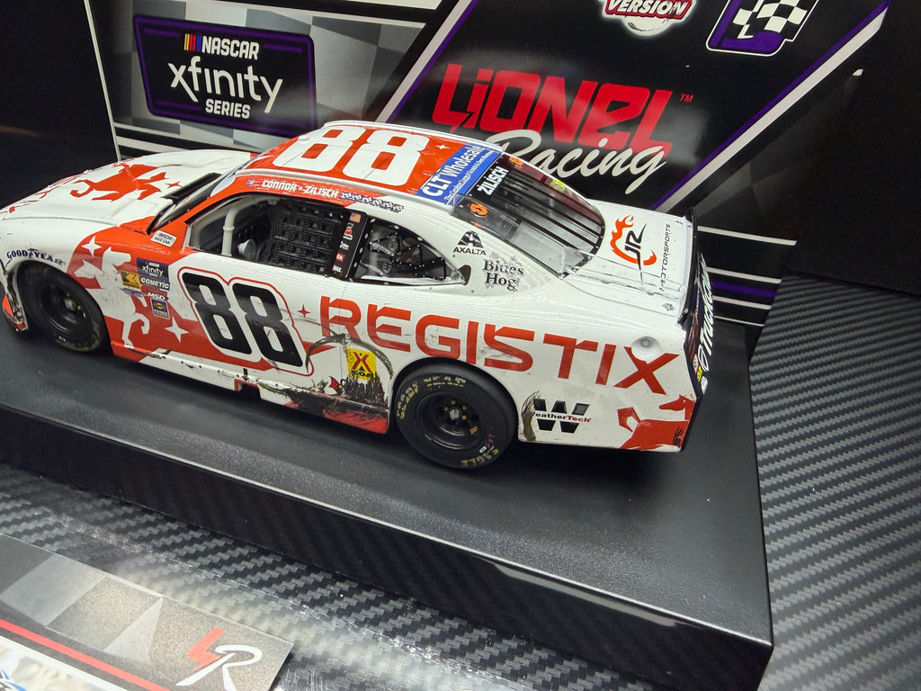 2025 Connor Zilisch 1:24 Registix Watkins Glen AUTOGRAPHED Race Win Diecast
