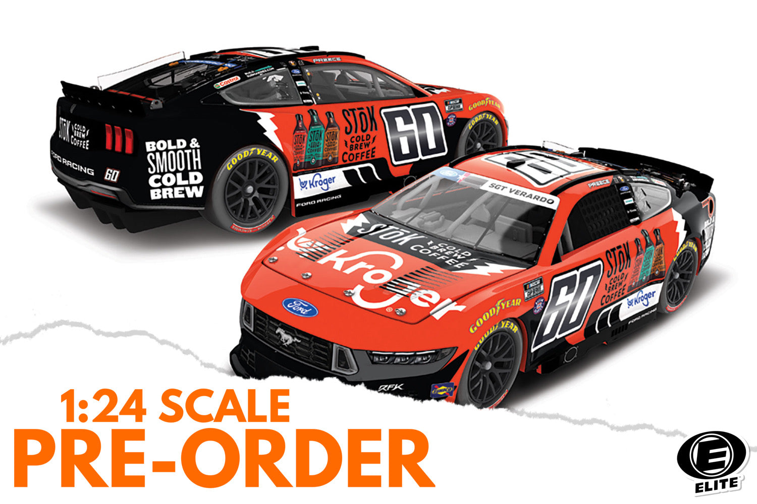 2026 Ryan Preece 1:24 Kroger / Stok Cold Brew ELITE Diecast