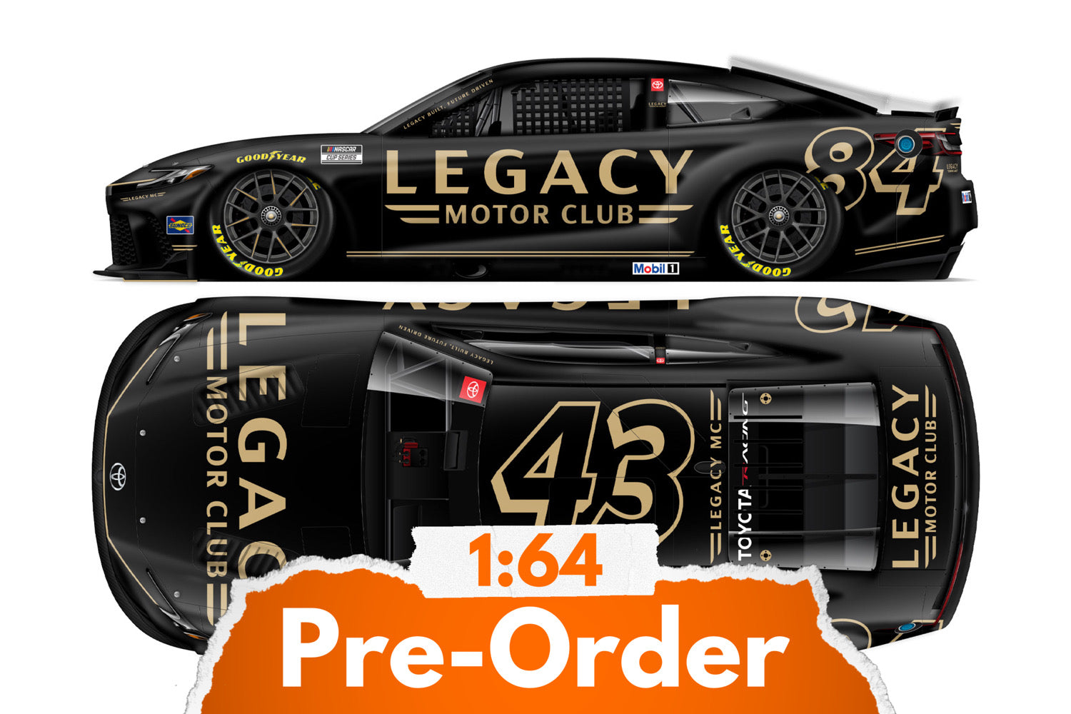 2026 Legacy Motor Club 1:64 Test Car NASCAR Diecast