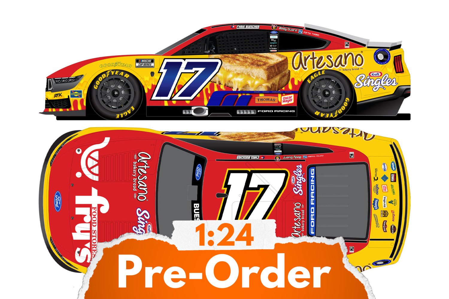 2026 Chris Buescher 1:24 Fry’s / Artesano / Kraft Diecast