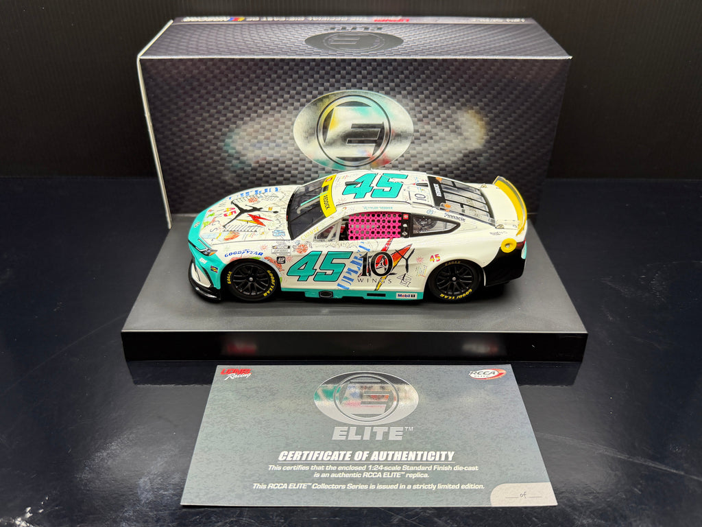 2025 Tyler Reddick 1:24 Jordan Brand “10 Wings” Charlotte Elite Diecast