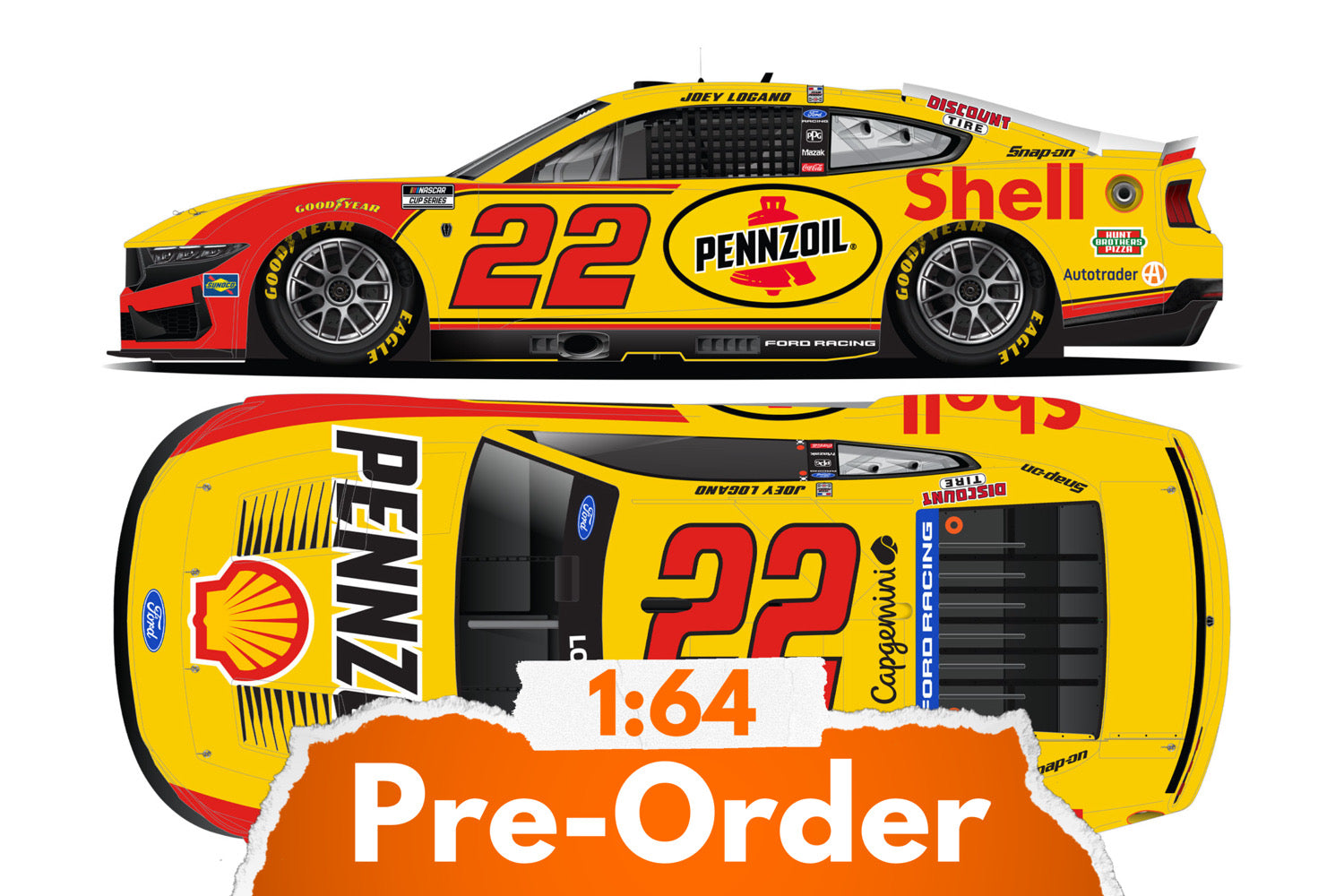 2026 Joey Logano 1:64 Shell/Pennzoil Diecast