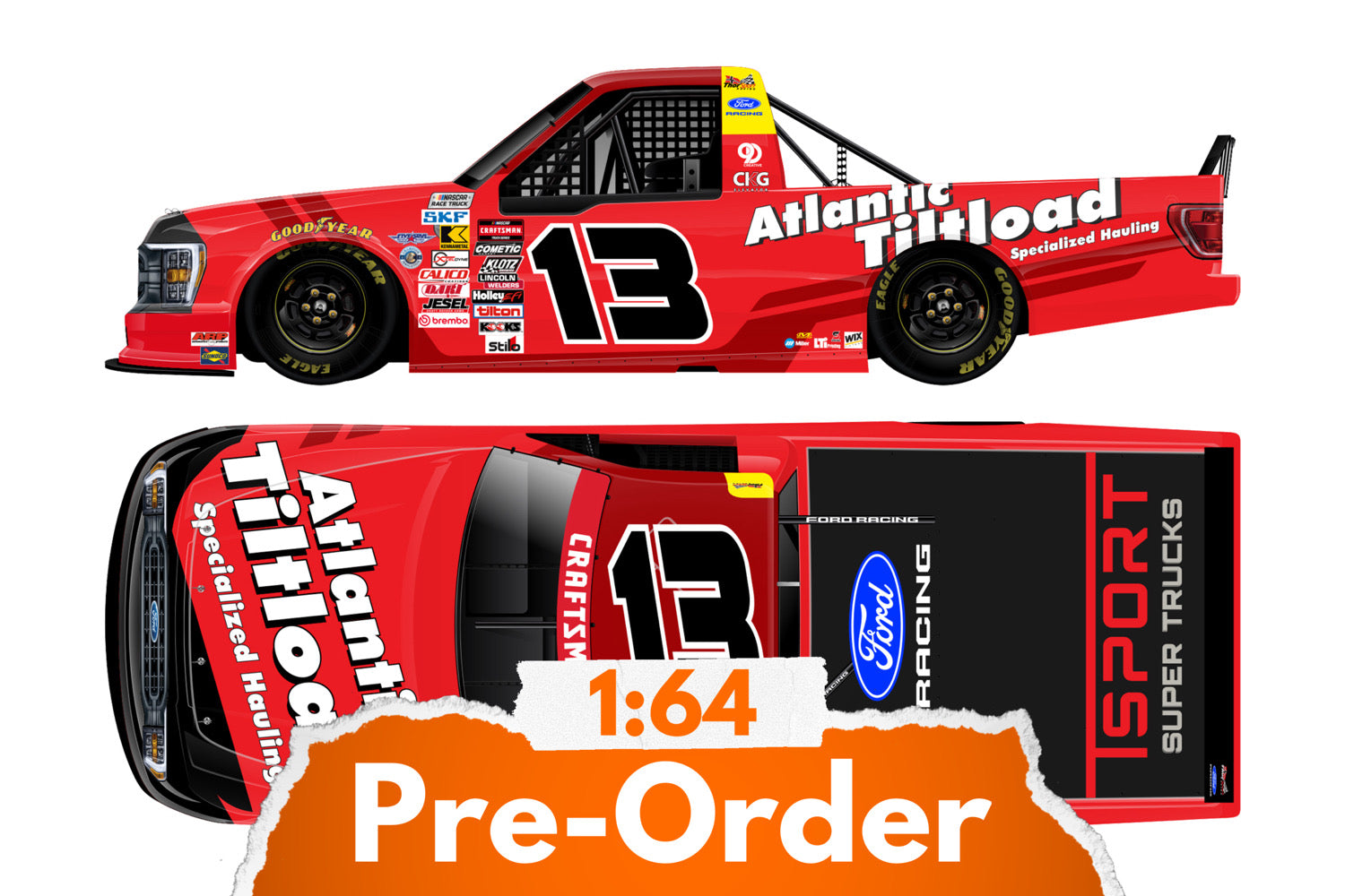 2026 Cole Butcher 1:64 Atlantic Tiltload Diecast