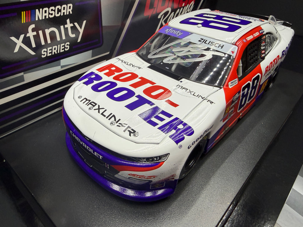 2025 Connor Zilisch 1:24 Roto-Rooter Sonoma Race Win Diecast (Autographed)
