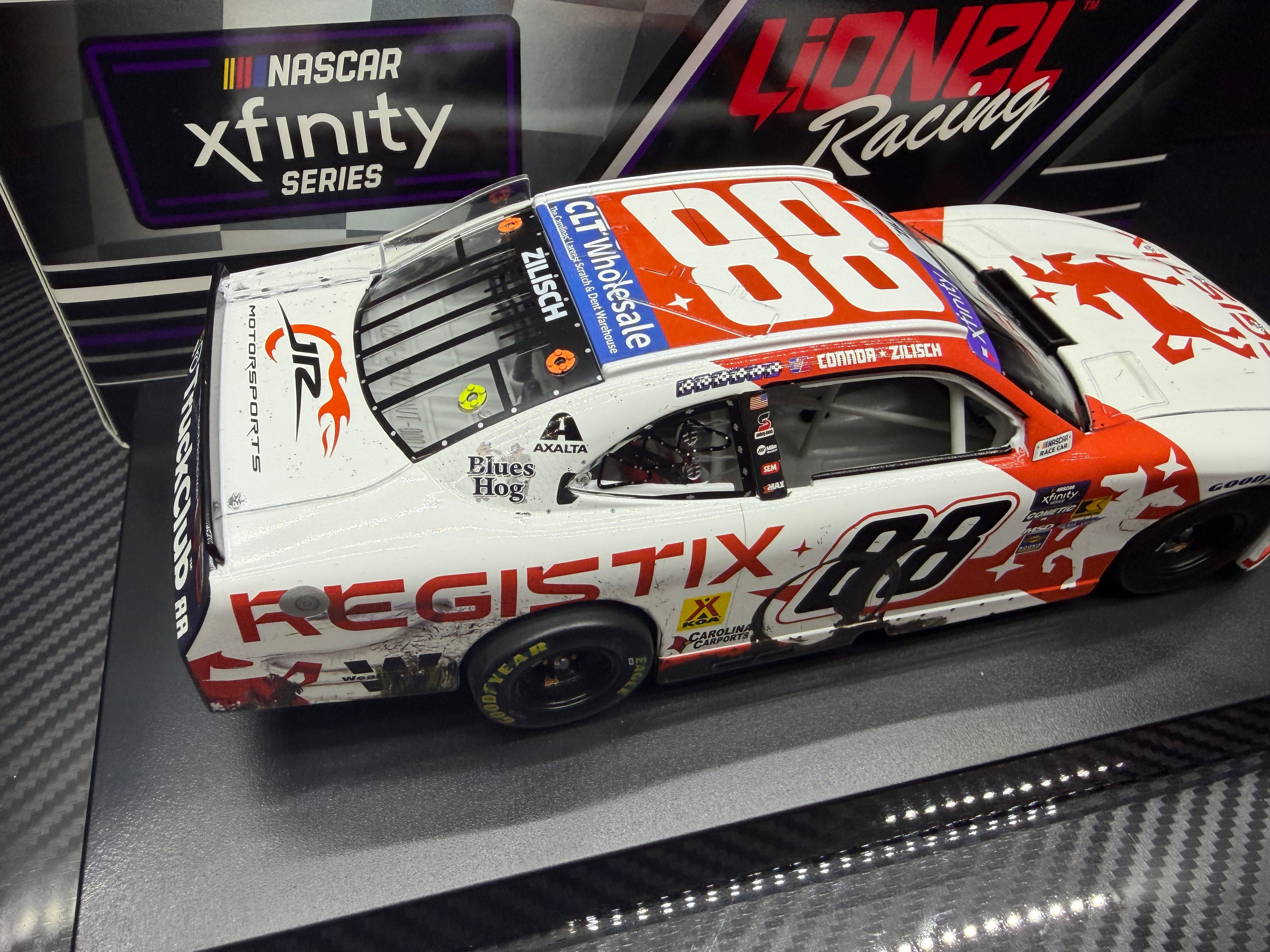 2025 Connor Zilisch 1:24 Registix Watkins Glen AUTOGRAPHED Race Win Diecast