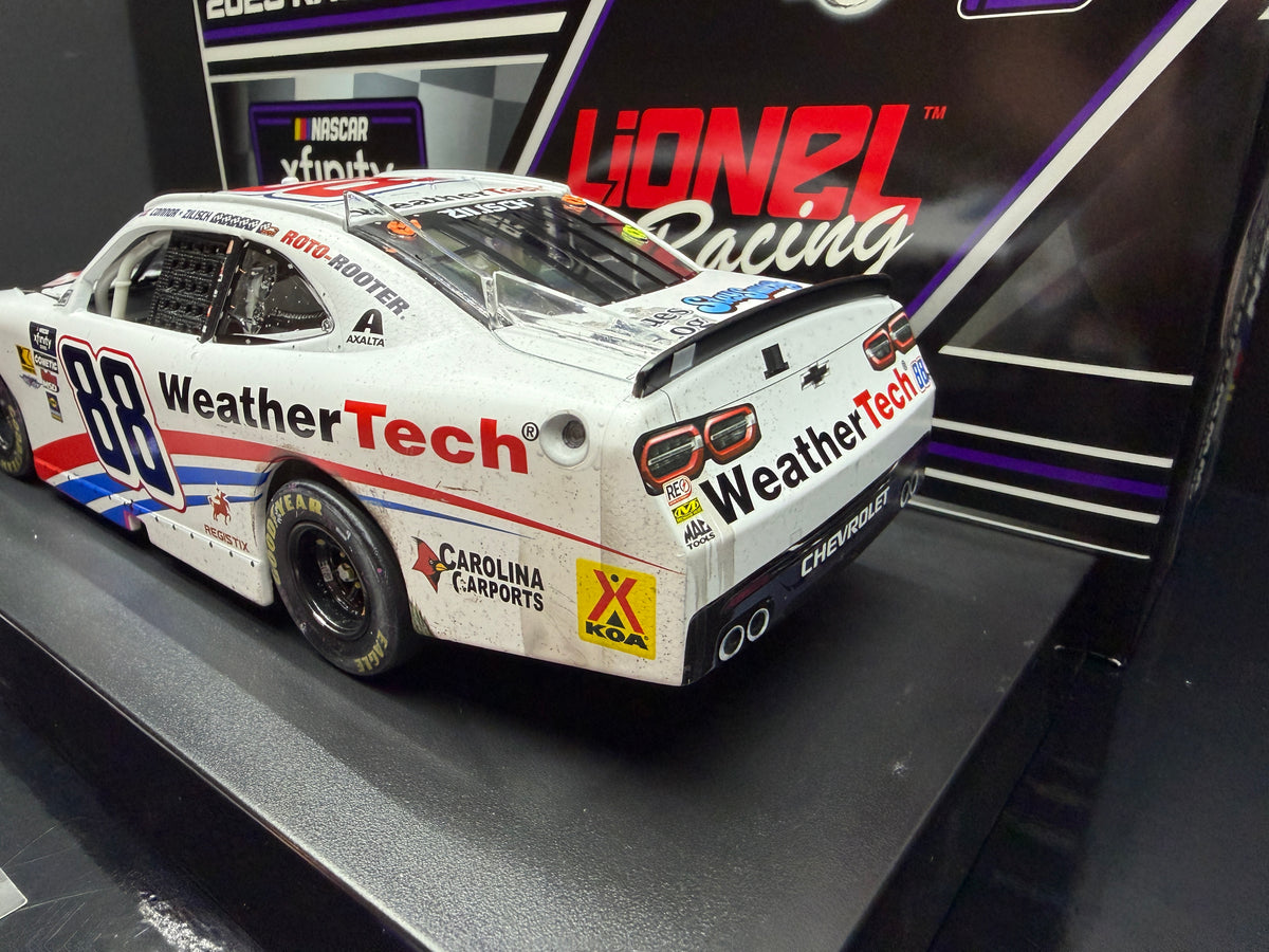 2025 Connor Zilisch 1:24 Weathertech Indy Brickyard Race Win Diecast (Autographed)