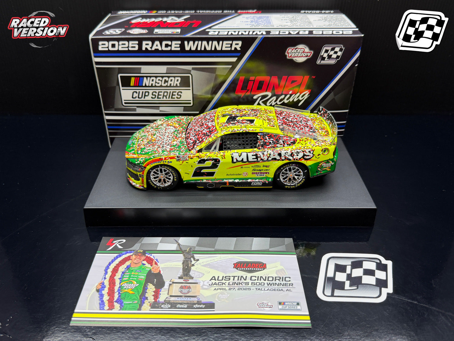 2025 Austin Cindric 1:24 Menards Talladega Race Win Diecast