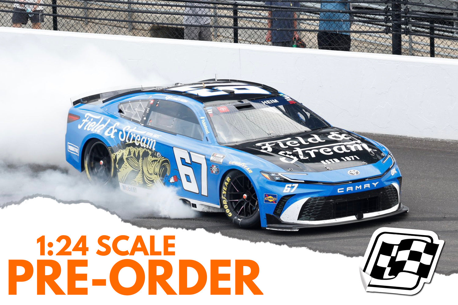 2026 Corey Heim 1:24 Field and Stream Indianapolis Race Win Diecast