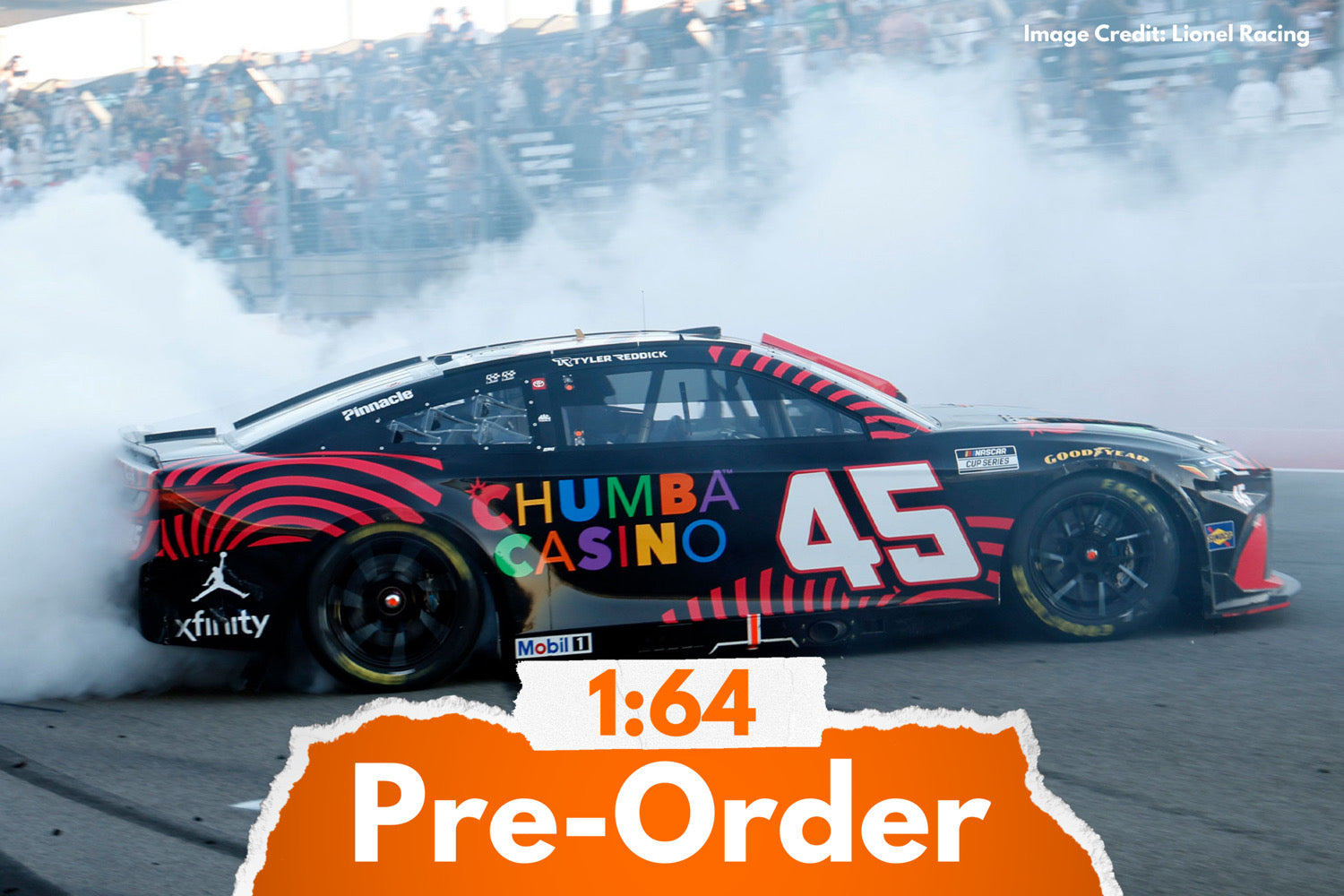 2026 Tyler Reddick 1:64 Chumba Casino COTA Race Win Diecast