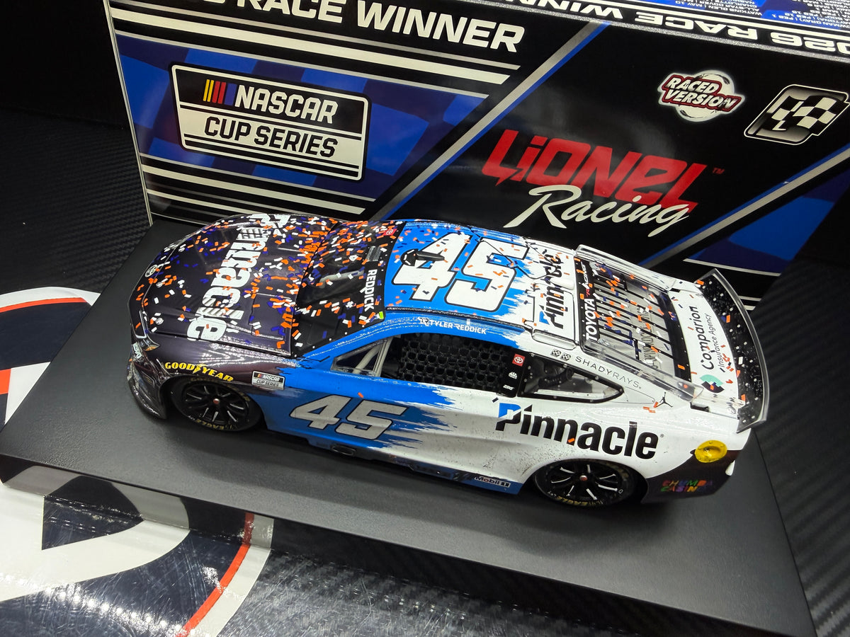 2026 Tyler Reddick 1:24 Pinnacle Atlanta / EchoPark Speedway Race Win COLOR CHROME Diecast