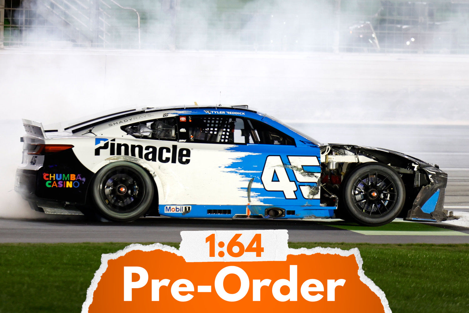 2026 Tyler Reddick 1:64 Pinnacle Atlanta EchoPark Speedway Race Win Diecast