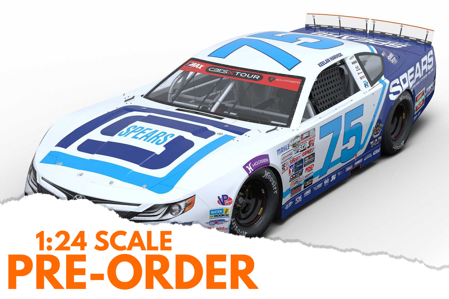 2026 Keelan Harvick 1:24 Spears Retro Diecast