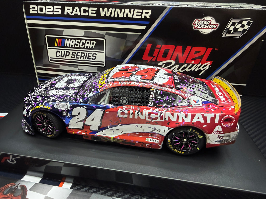 2025 William Byron 1:24 Cincinnati Martinsville Race Win COLOR CHROME Diecast