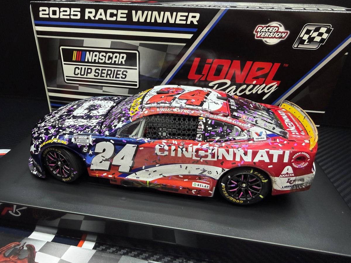 2025 William Byron 1:24 Cincinnati Martinsville Race Win COLOR CHROME Diecast