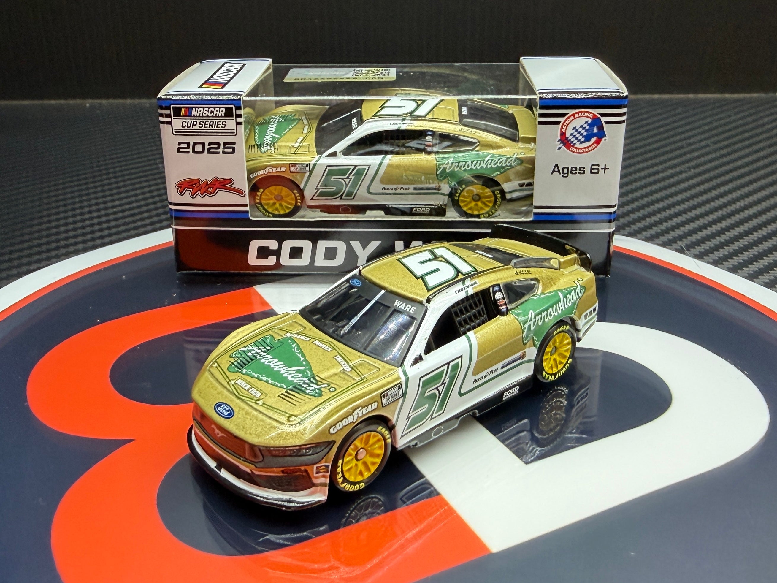 2025 Cody Ware 1:64 Arrowhead Brass NASCAR Diecast