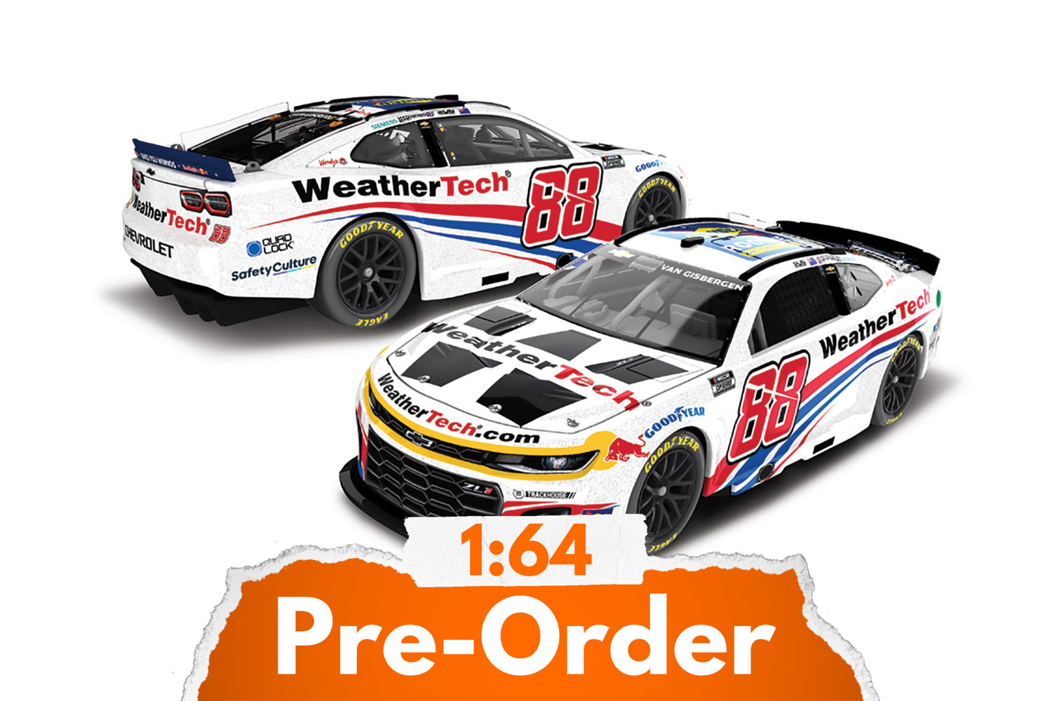 2025 Shane van Gisbergen 1:64 Weathertech Rookie of the Year Galaxy Diecast