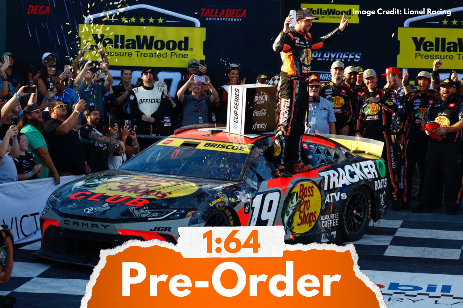 2025 Chase Briscoe 1:64 Bass Pro Shops Talladega Race Win Diecast