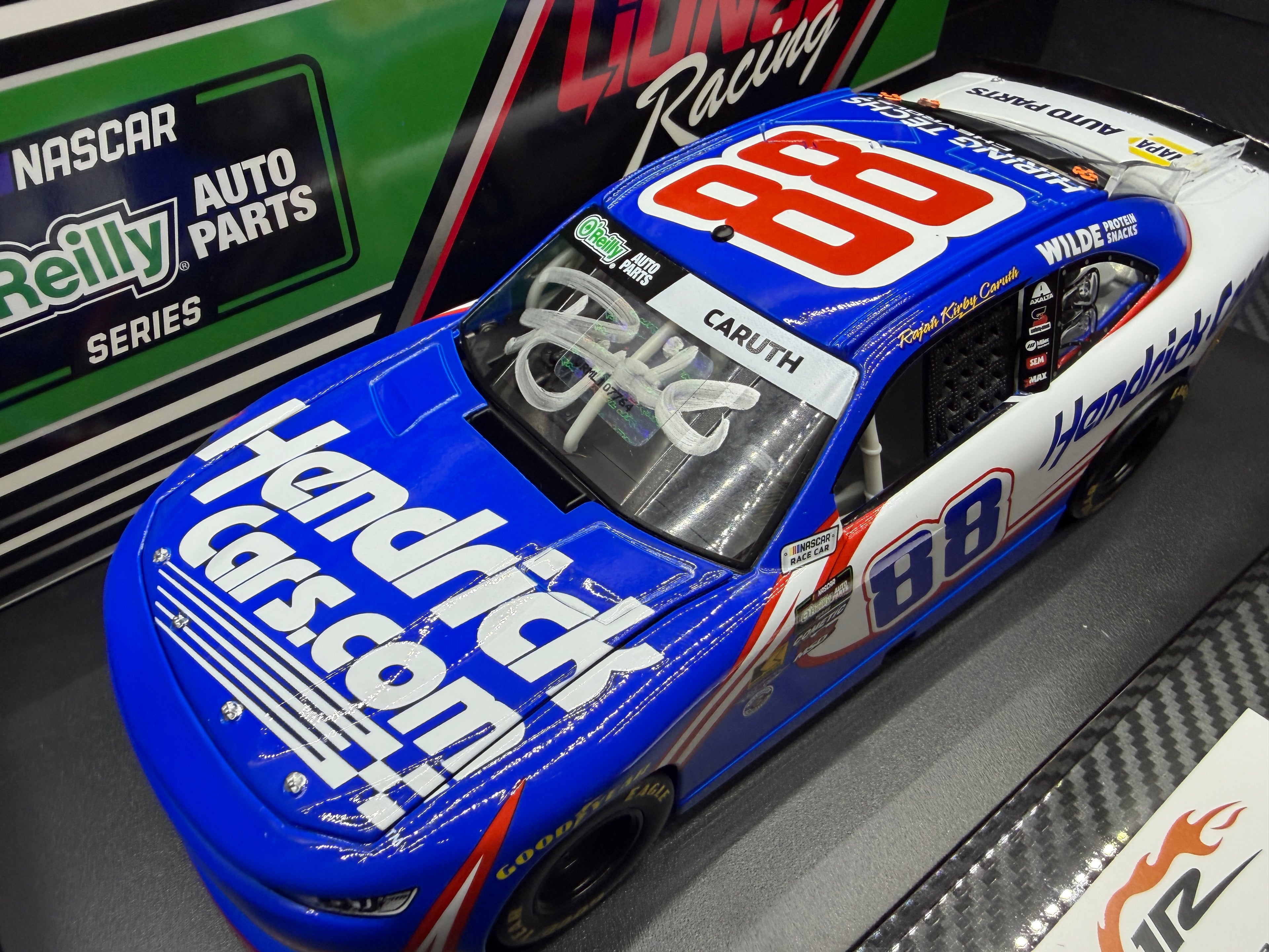 2026 Rajah Caruth 1:24 HendrickCars AUTOGRAPHED Diecast
