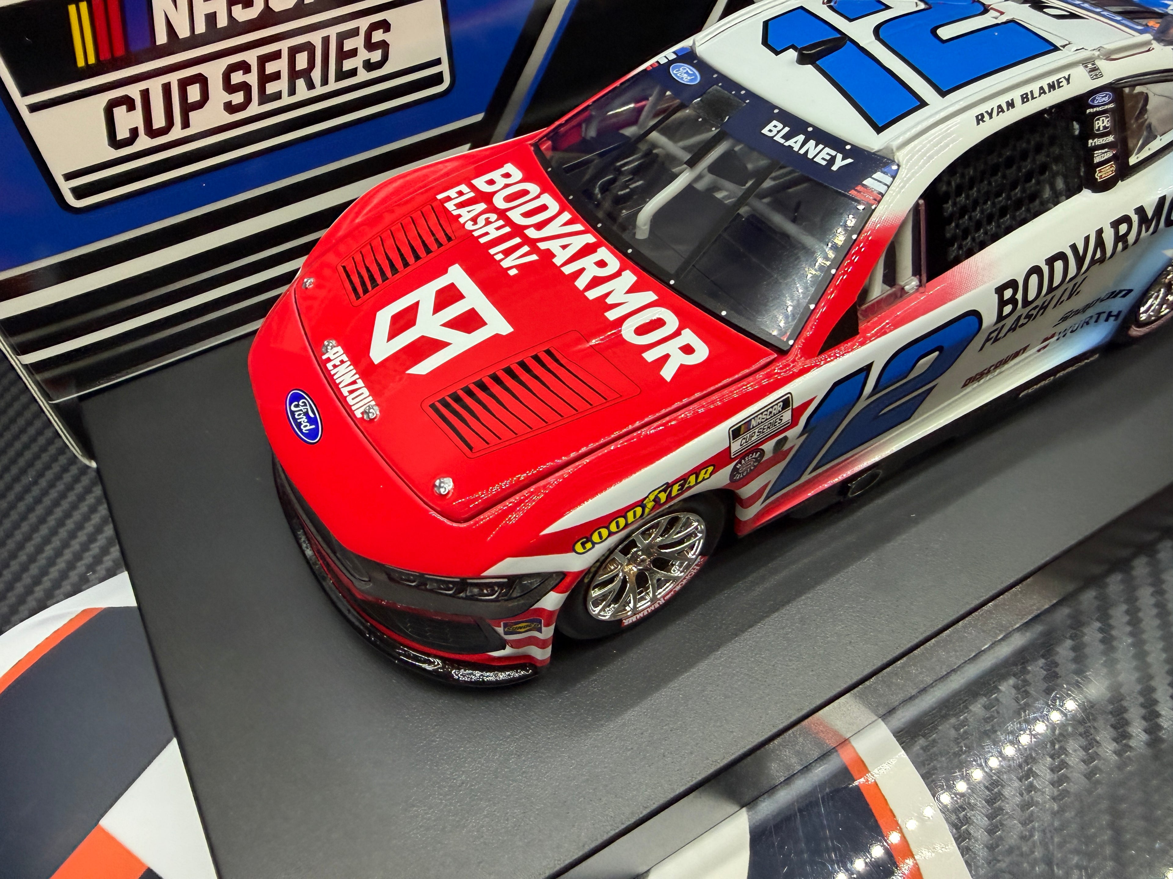 2026 Ryan Blaney 1:24 BodyArmor Patriotic Red White and Blue Diecast