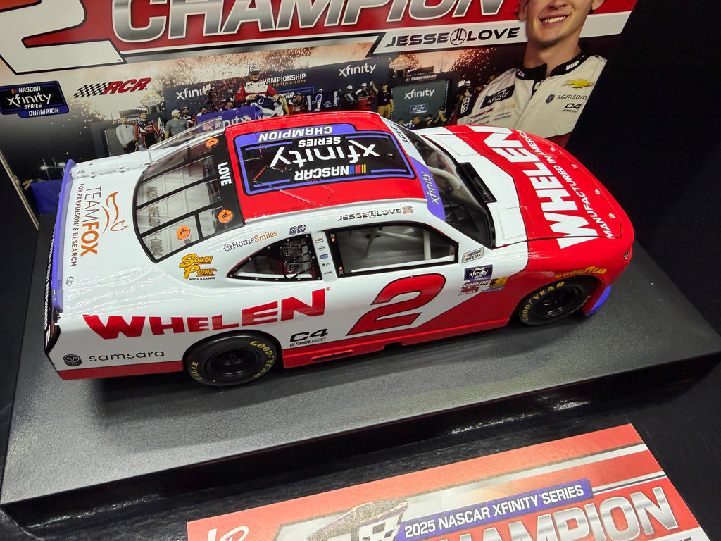2025 Jesse Love 1:24 Whelen Xfinity Series Champion Diecast
