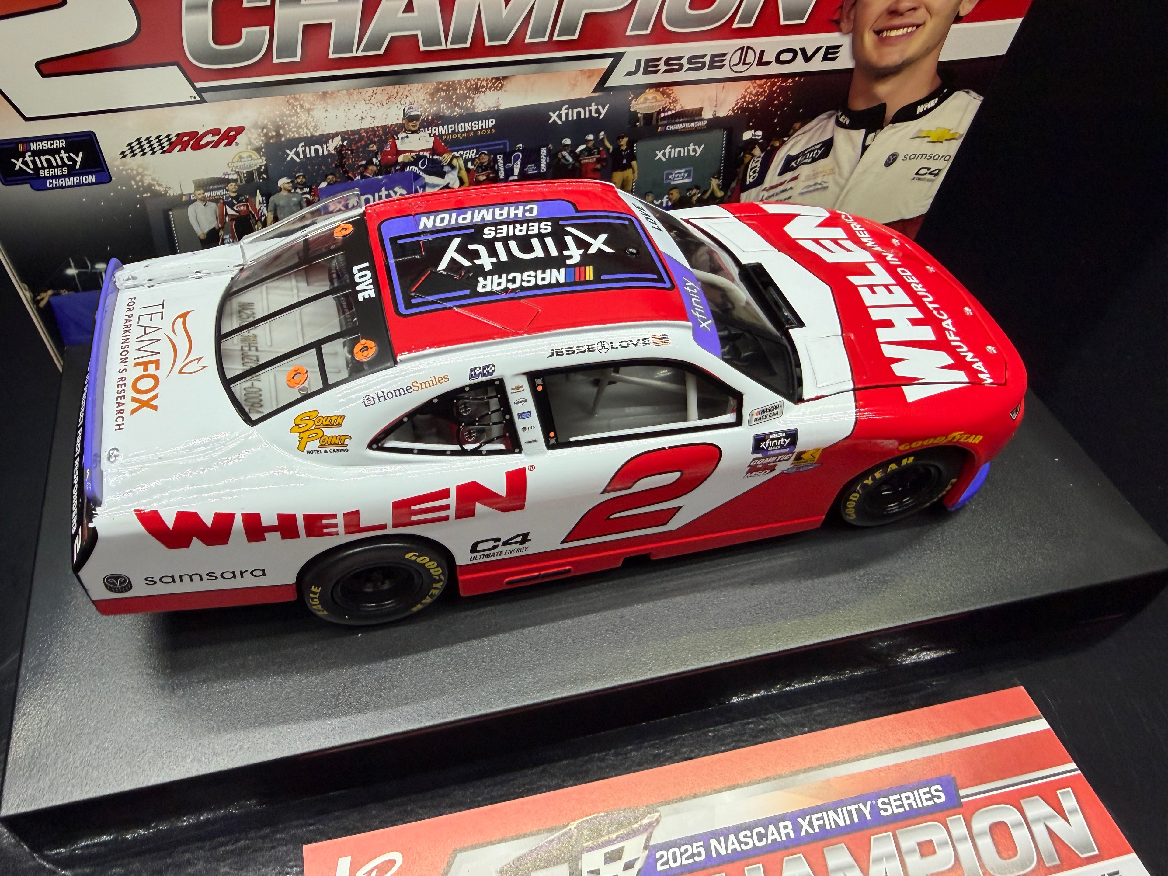 2025 Jesse Love 1:24 Whelen Xfinity Series Champion Diecast