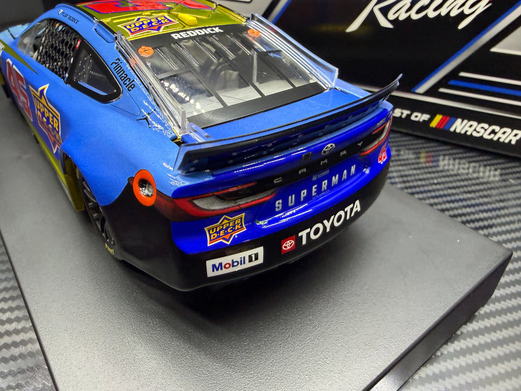 2025 Tyler Reddick 1:24 Upper Deck / Superman COLOR CHROME Diecast