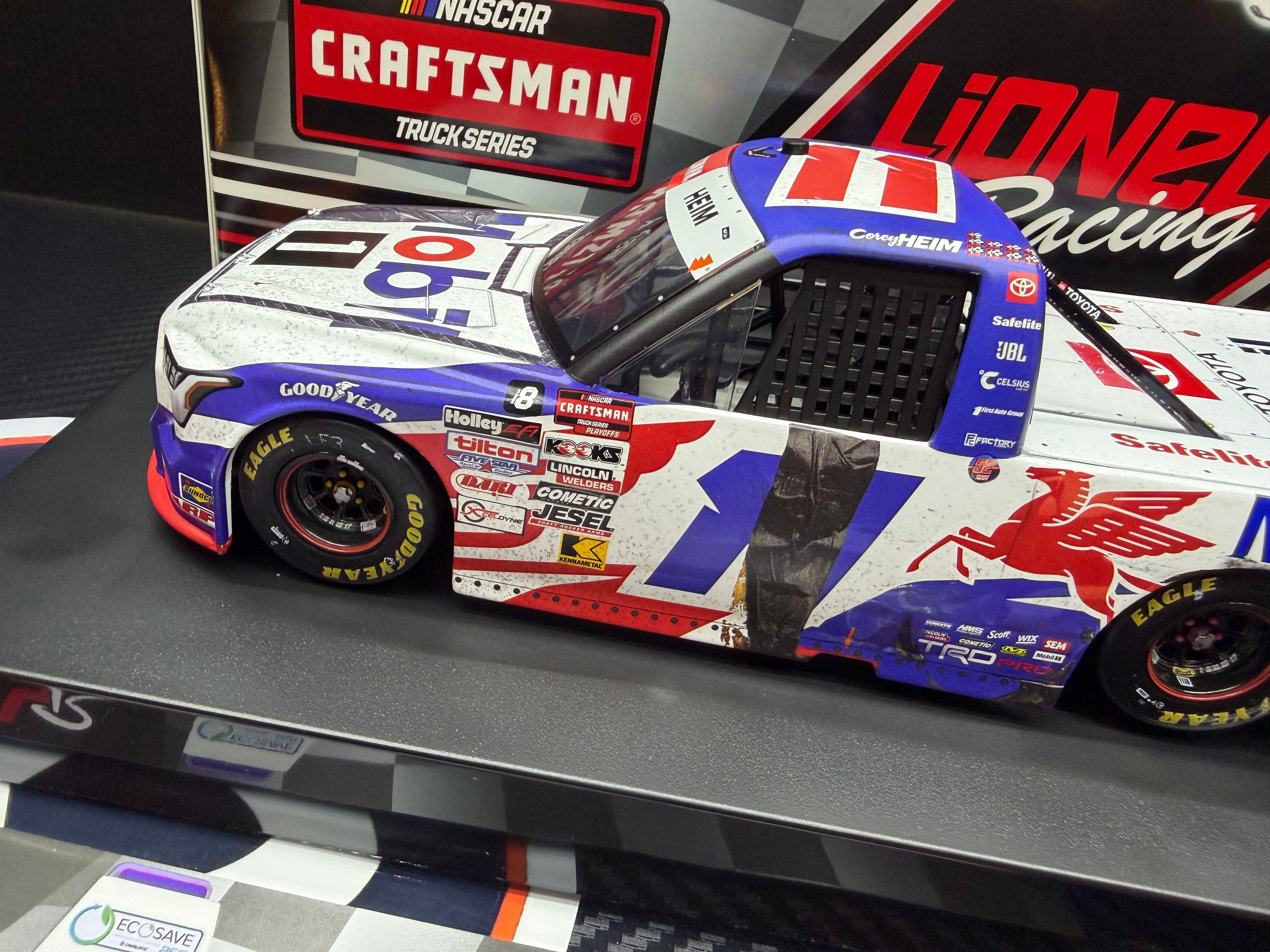 2025 Corey Heim 1:24 Mobil 1 Charlotte Roval Race Win Diecast