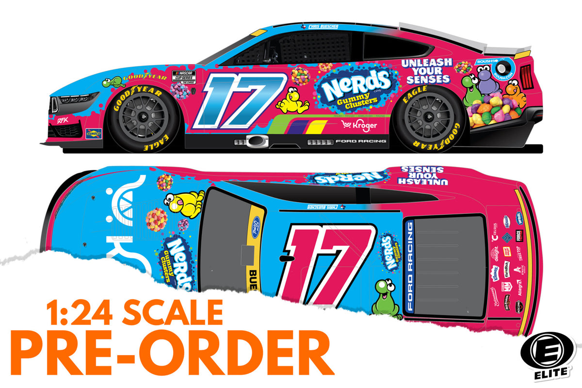 2026 Chris Buescher 1:24 Kroger / Nerds Gummy Clusters ELITE Diecast