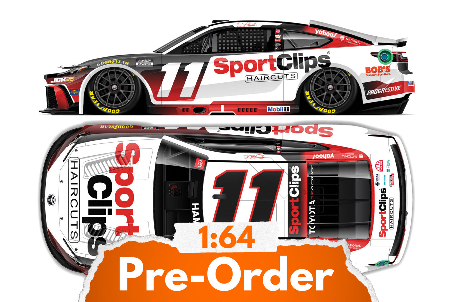 2026 Denny Hamlin 1:64 Sport Clips Diecast