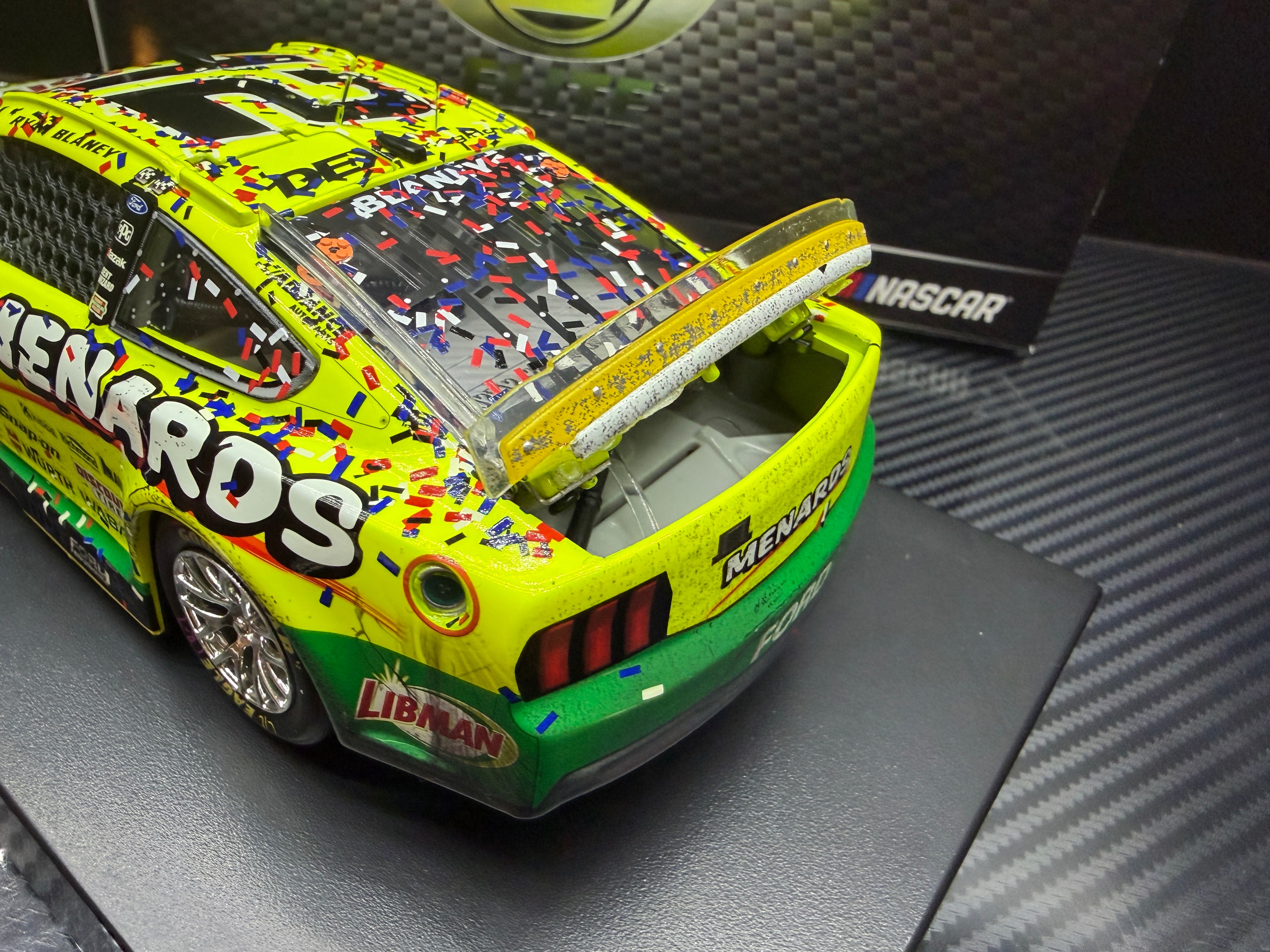2025 Ryan Blaney 1:24 Menards / Libman New Hampshire Race Win ELITE Diecast