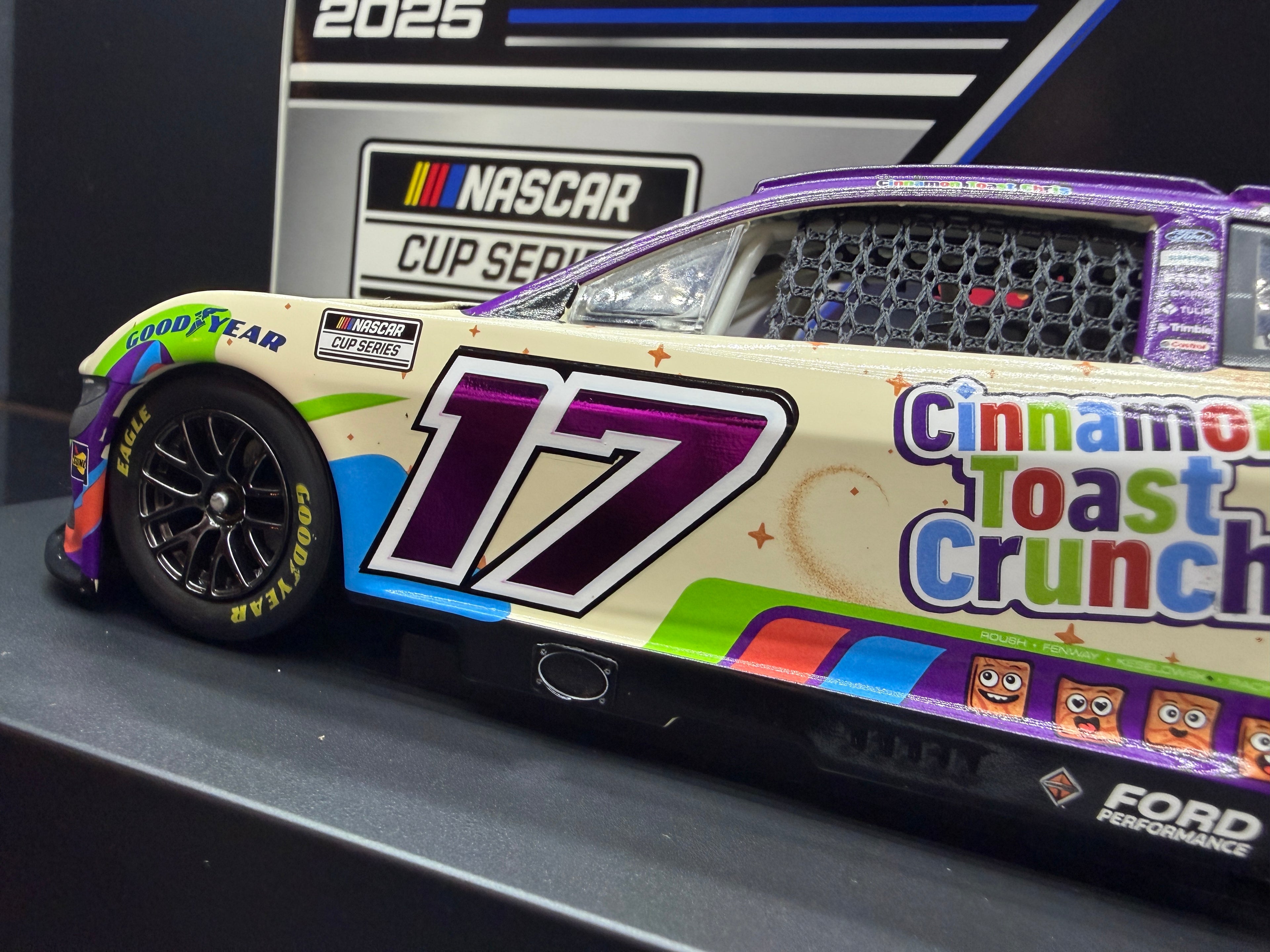 2025 Chris Buescher 1:24 Cinnamon Toast Crunch Diecast