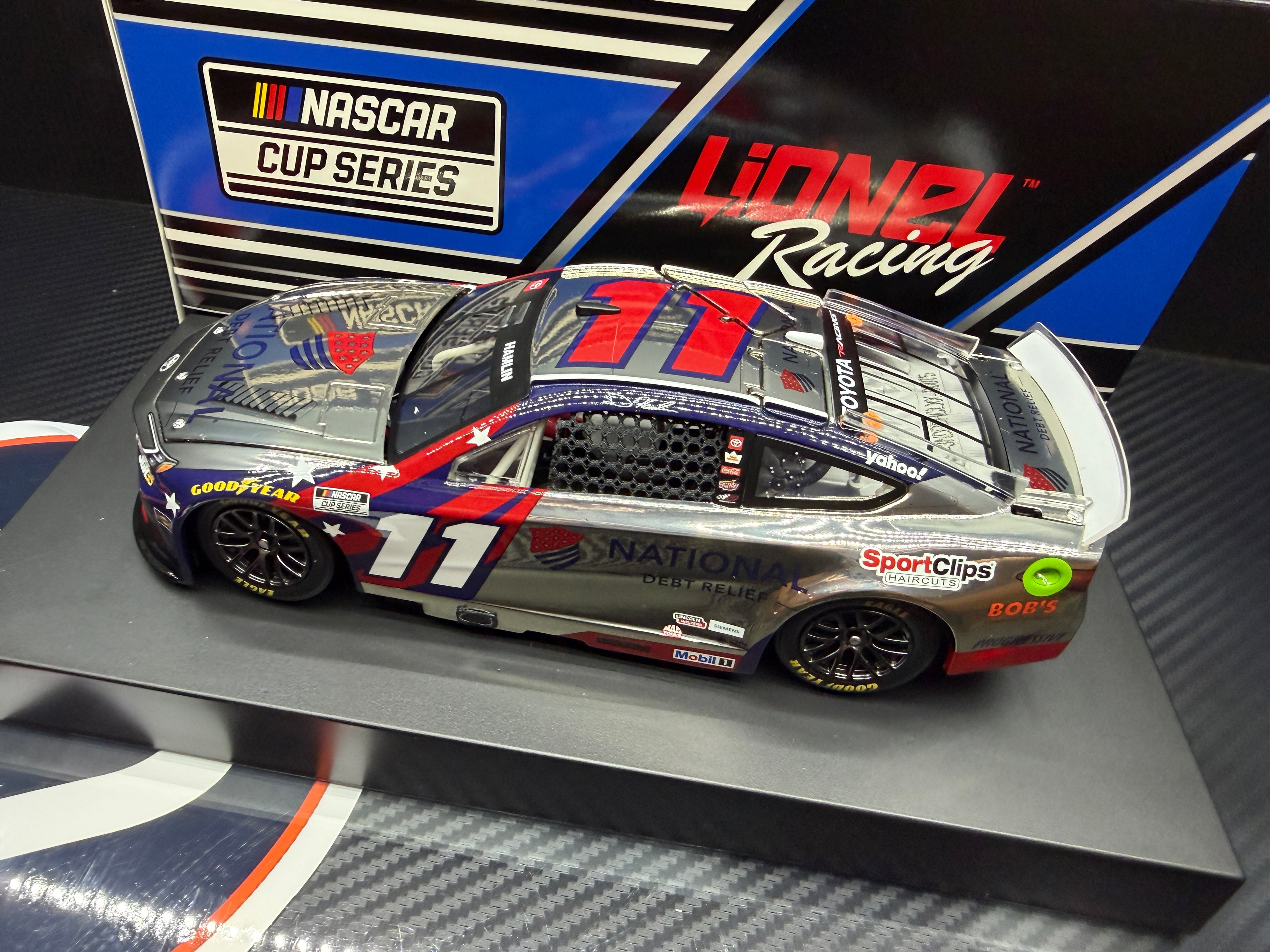 2026 Denny Hamlin 1:24 National Debt Relief COLOR CHROME Diecast