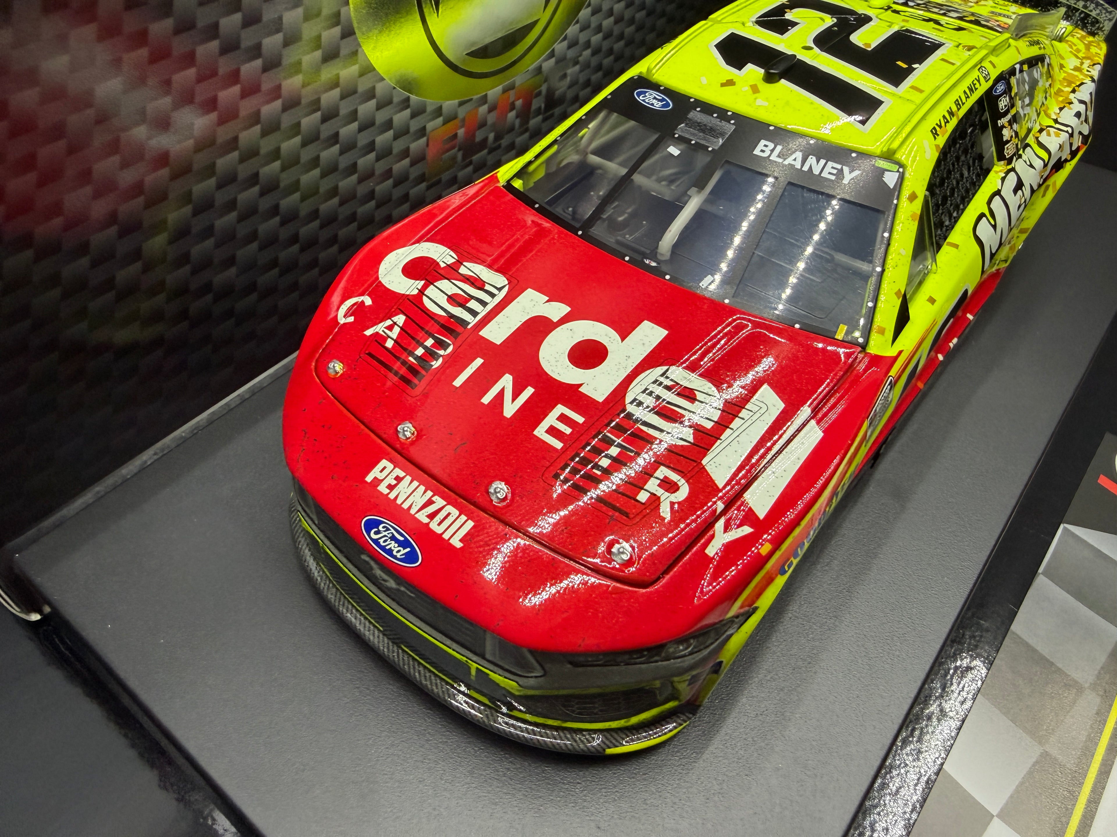 2025 Ryan Blaney 1:24 Menards / Cardell Cabinetry Nashville Race Win Diecast