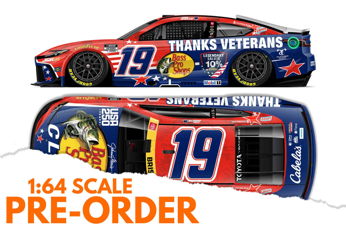 2026 Chase Briscoe 1:64 Bass Pro Shops Thanks Veterans Diecast