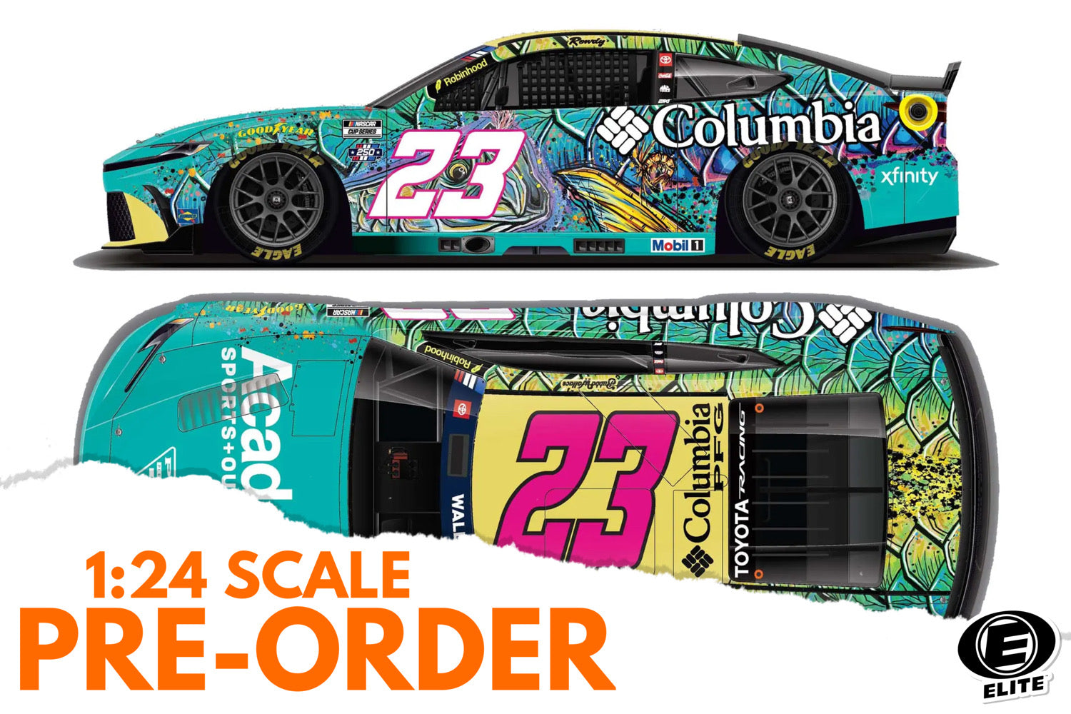 2026 Bubba Wallace 1:24 Columbia PFG ELITE Diecast